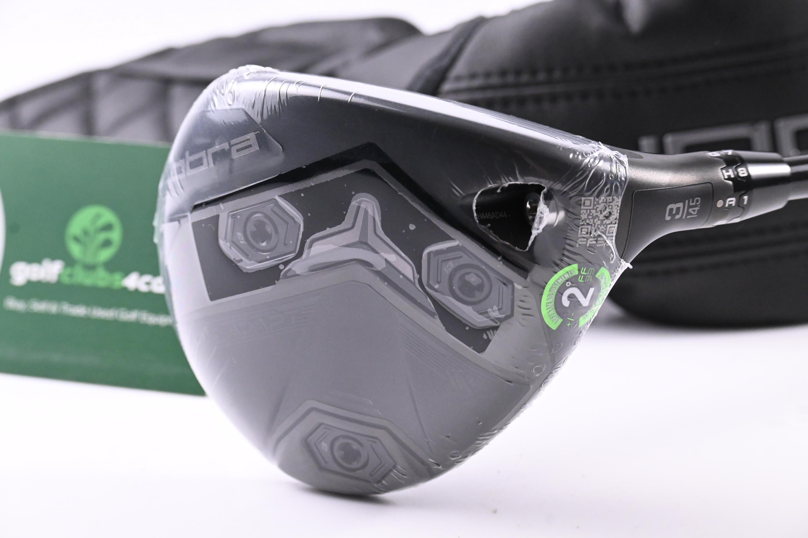 Cobra DS-Adapt LS Titanium #3 Wood / 14.5 Degree / Stiff Flex Denali Black 70