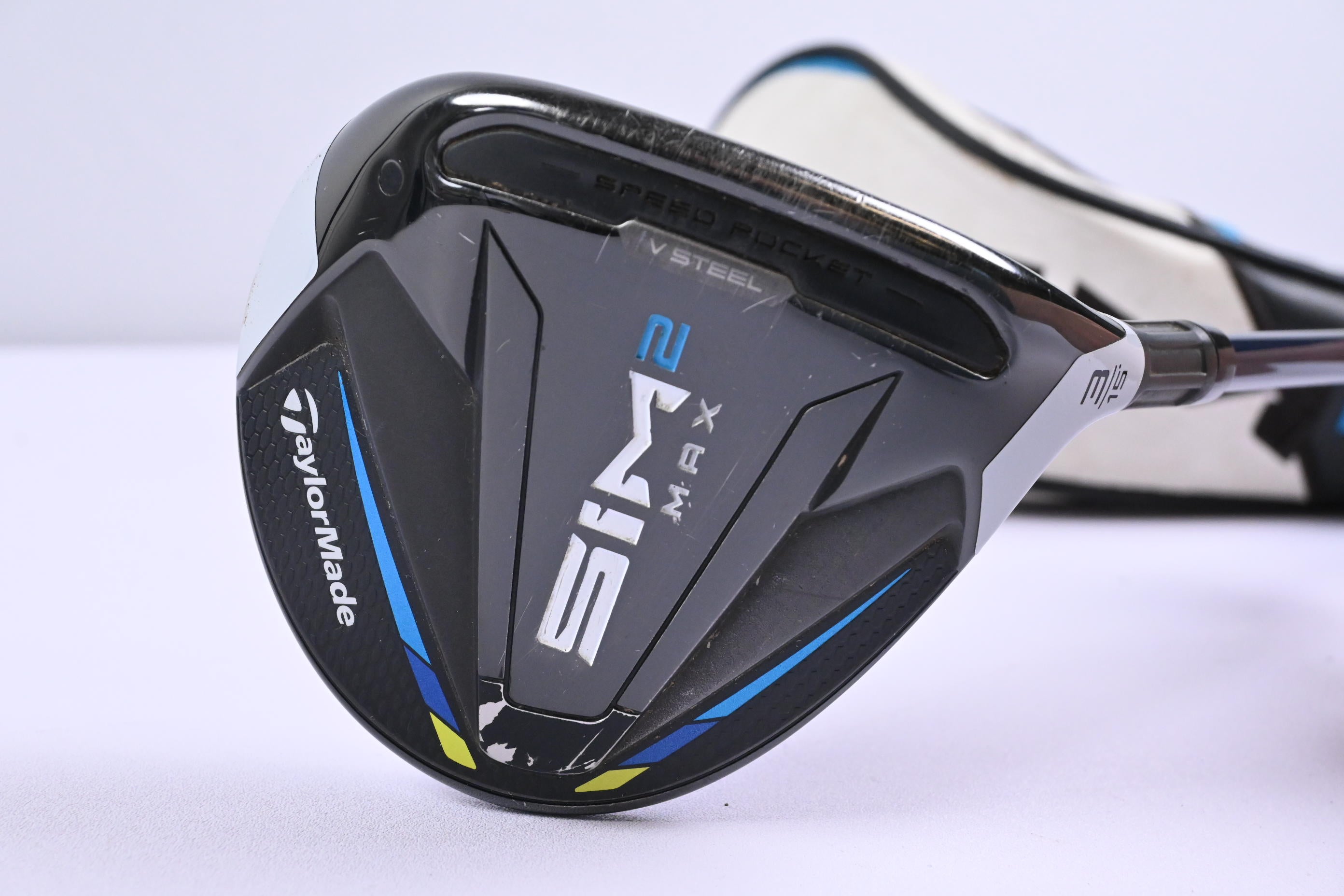 Taylormade SIM2 Max #3 Wood / 15 Degree / Stiff Flex Fujikura Ventus Blue 6 Shaft