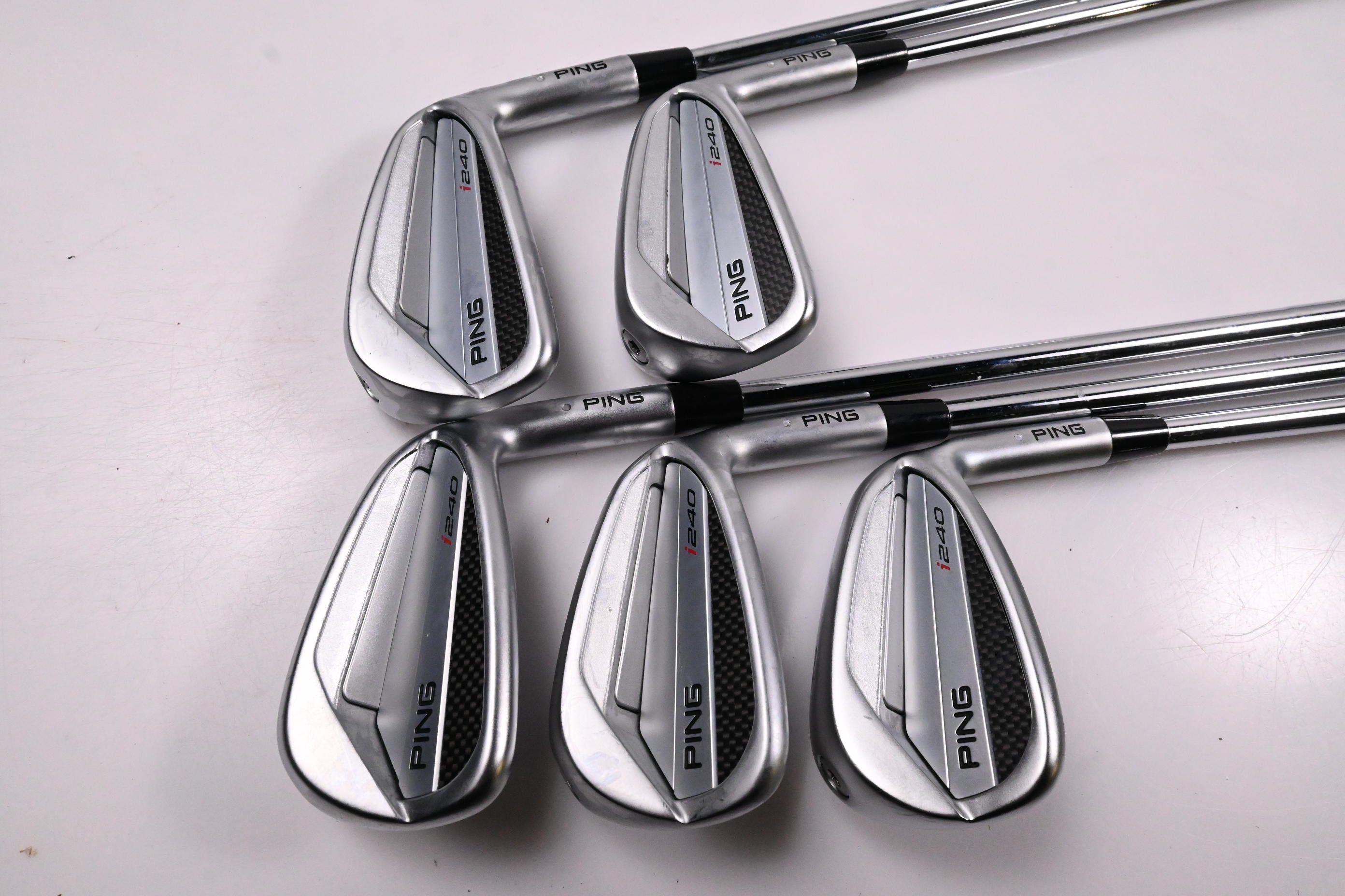 Ping I240 Irons / 6-PW / Silver Dot / Stiff Flex Dynamic Gold 120 S300 Shafts