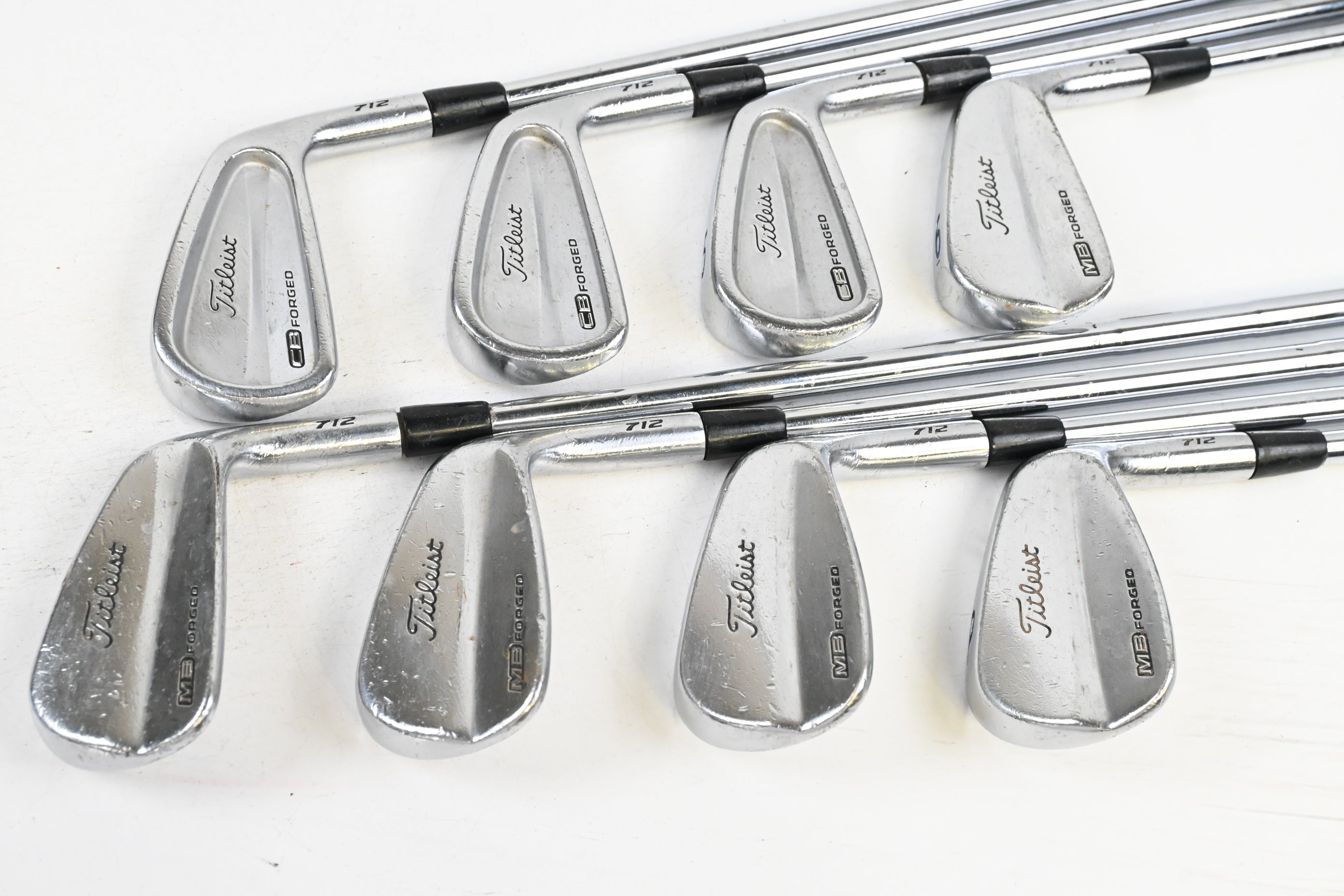 Titleist 712 MB/CB Combo Irons / 3-PW / Stiff Flex Dynamic Gold S300 Shafts
