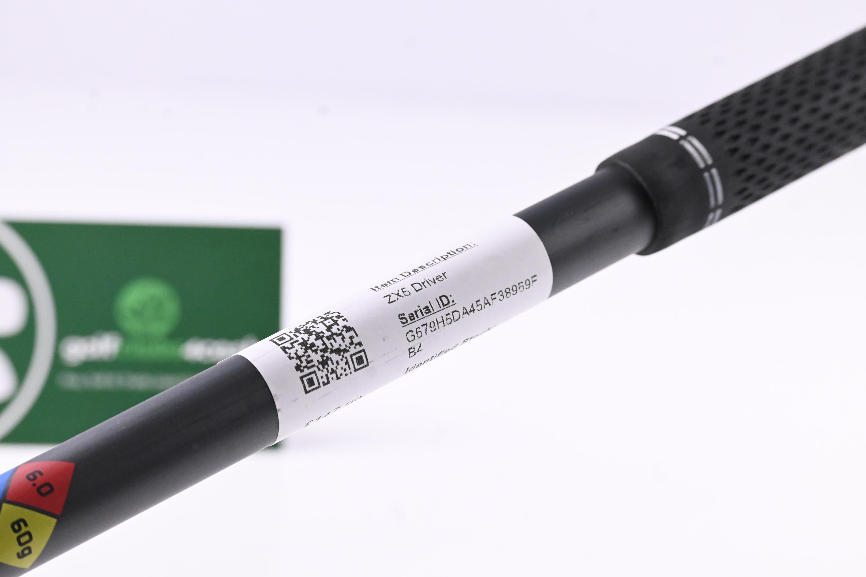 Left Hand Srixon ZX5 Driver / 9.5 Degree / Stiff Flex HZRDUS Smoke Black 60