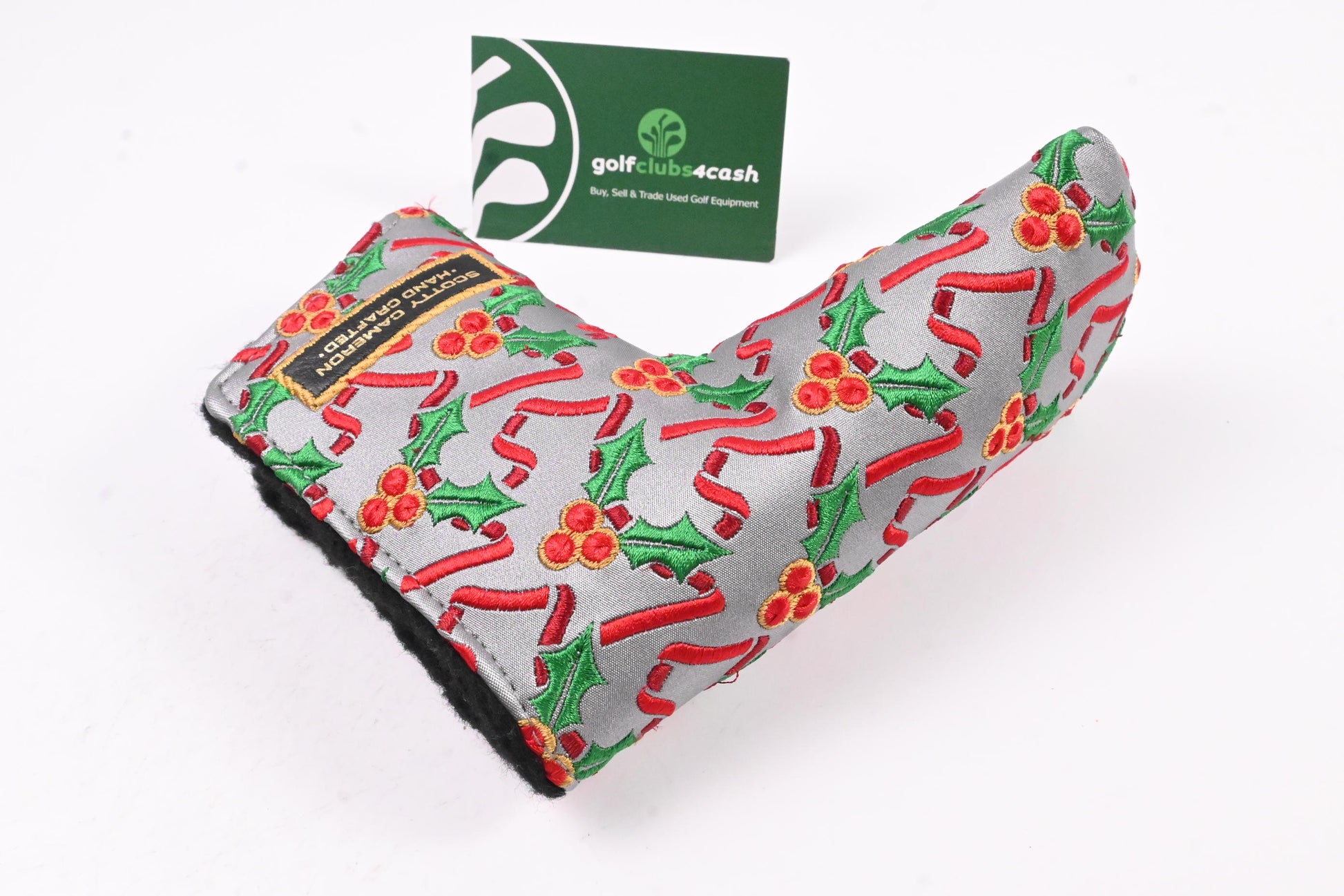 Scotty Cameron 2016 Holly Jolly Scotty Dog Putter Headcover / Blade / Grey
