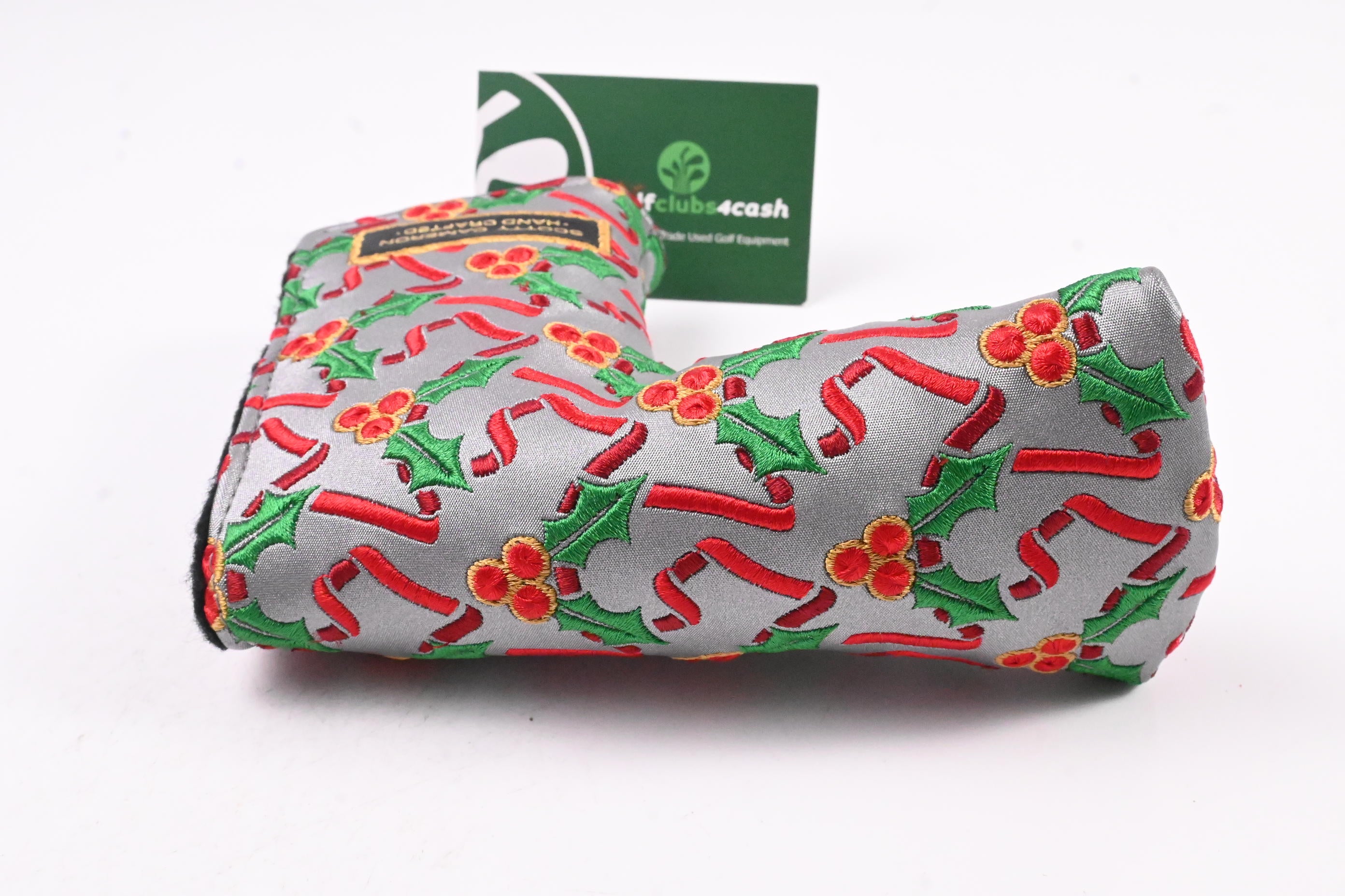 Scotty Cameron 2016 Holly Jolly Scotty Dog Putter Headcover / Blade / Grey