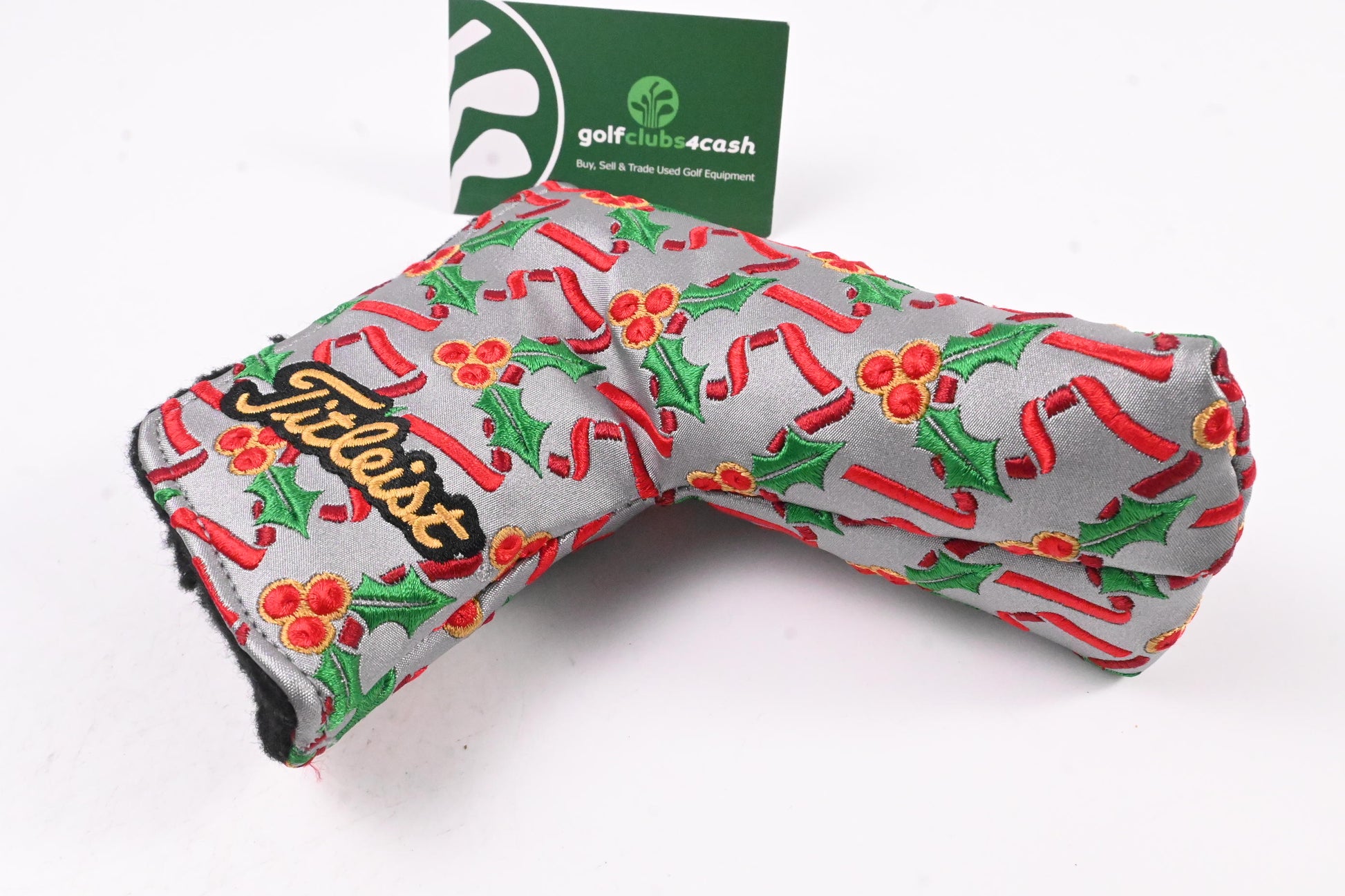 Scotty Cameron 2016 Holly Jolly Scotty Dog Putter Headcover / Blade / Grey