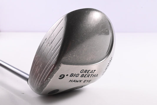 Left Hand Callaway Great Big Bertha Hawk Eye Driver / 9 Degree / Firm Flex