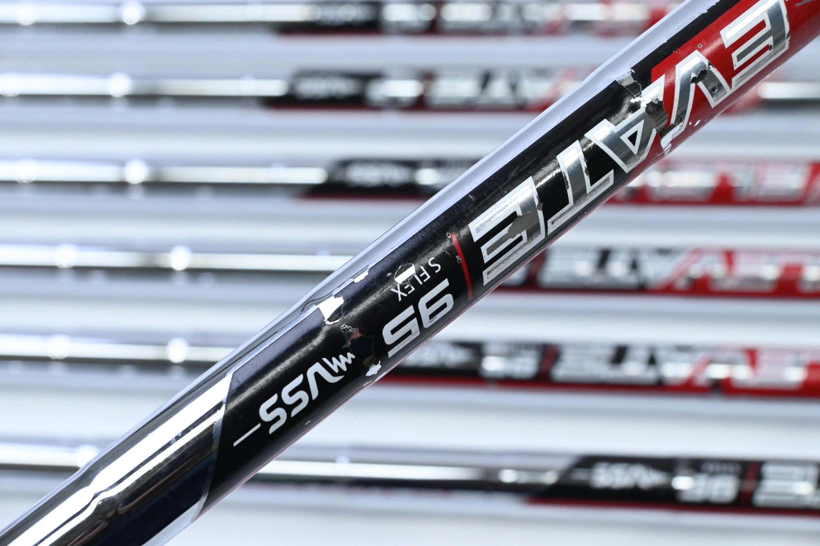 Tour Edge Hot Launch E524 Irons / 4-PW+AW / Stiff Flex Elevate 95 Shafts