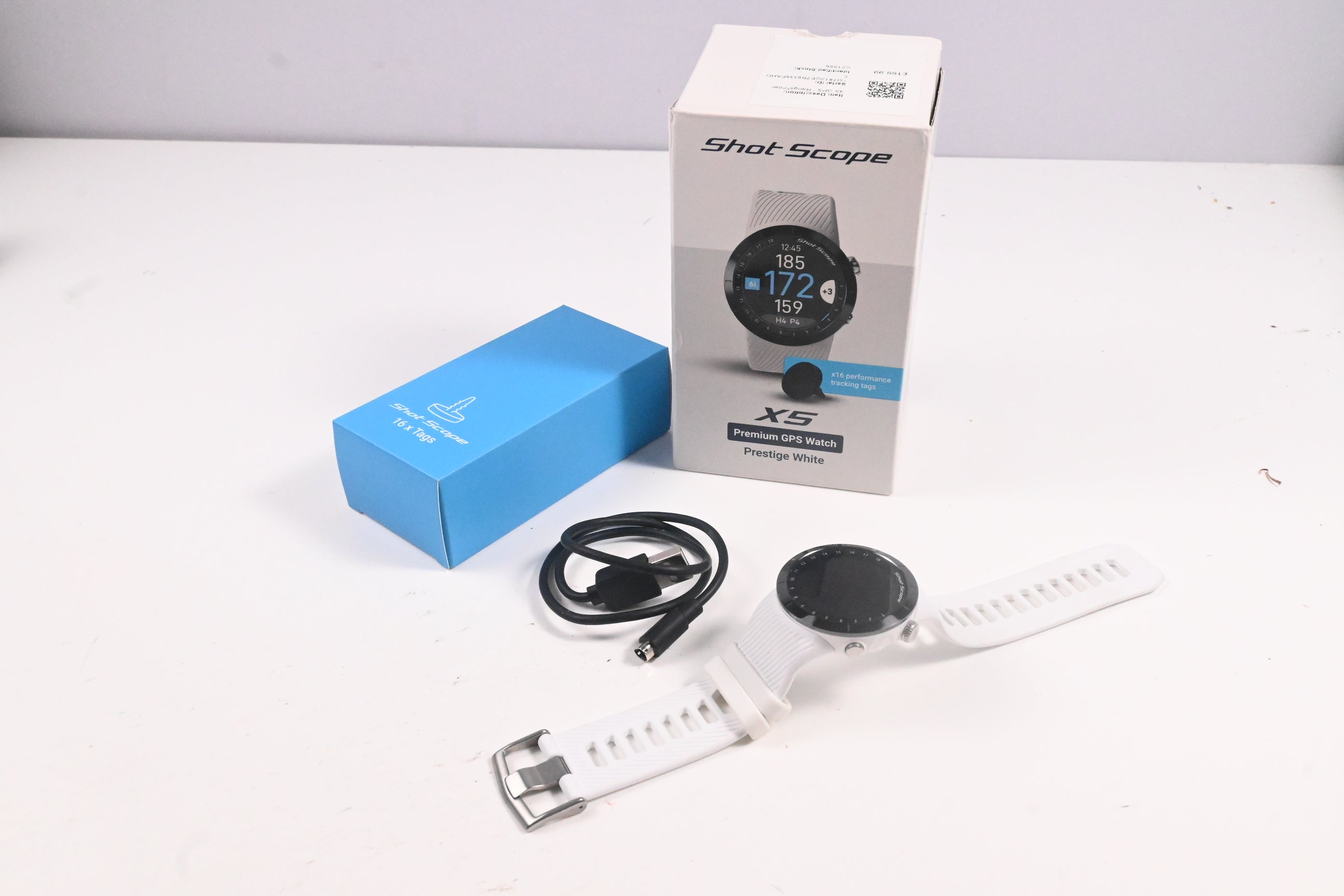 Shotscope X5 Premium Prestige White / GPS Watch