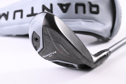 Callaway Quantum Max #4 Hybrid / 21 Degree / Regular Flex Denali Frost Silver 60