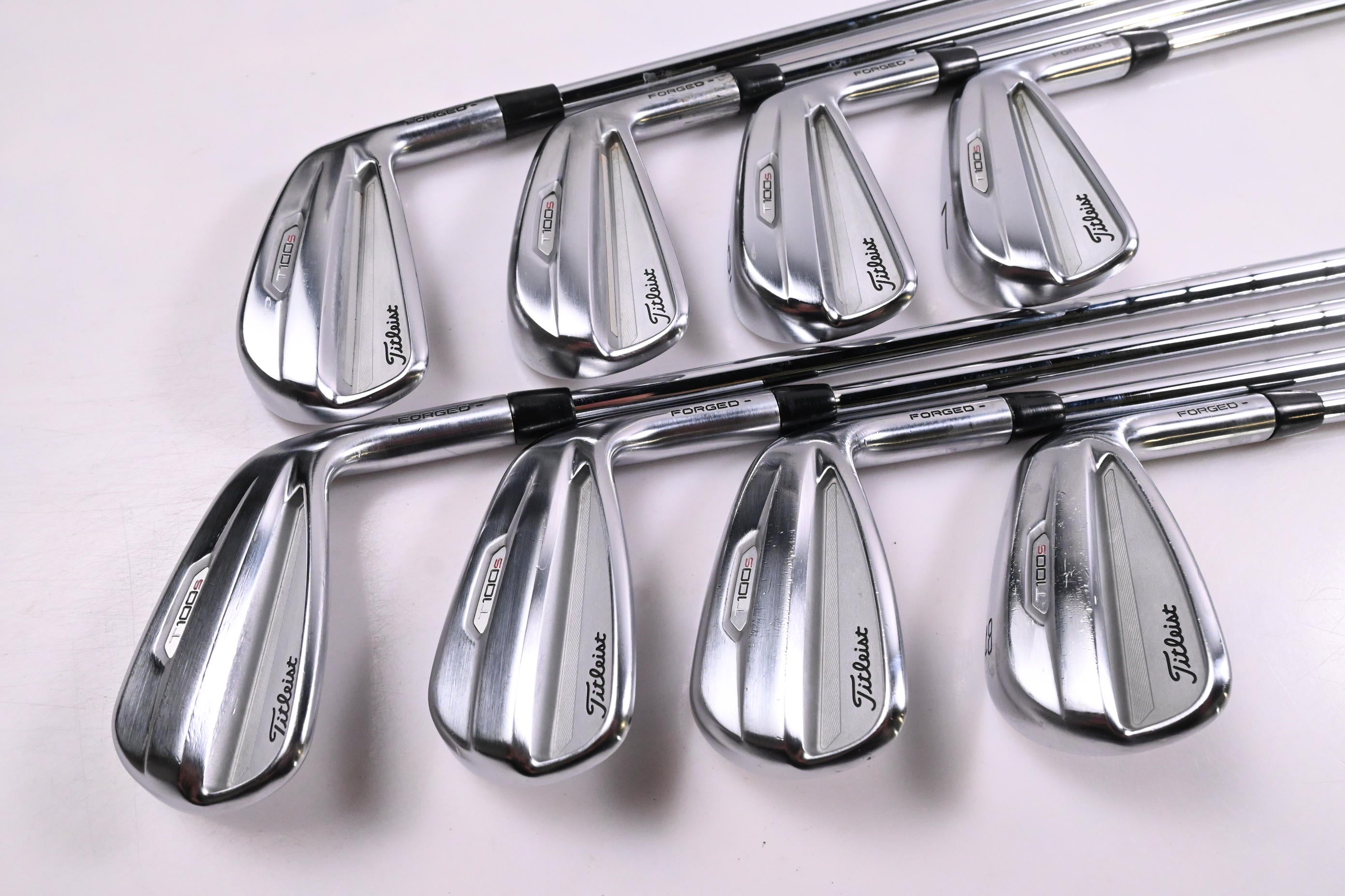 Titleist T100.S 2021 Irons / 4-PW+48° / Regular Flex KBS Tour Lite Shafts