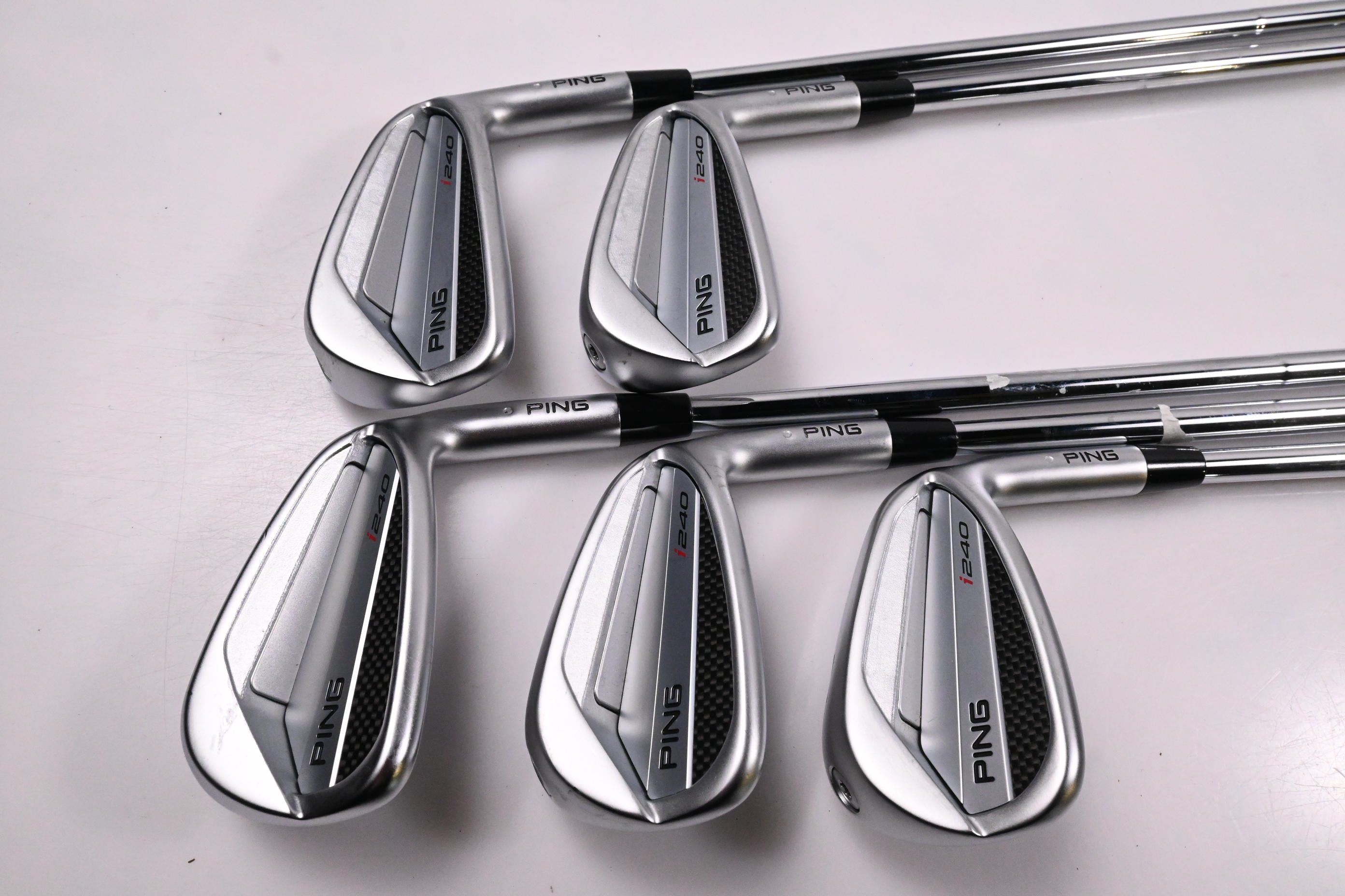 Ping I240 Irons / 6-PW / Silver Dot / Stiff Flex Dynamic Gold 120 S300 Shafts