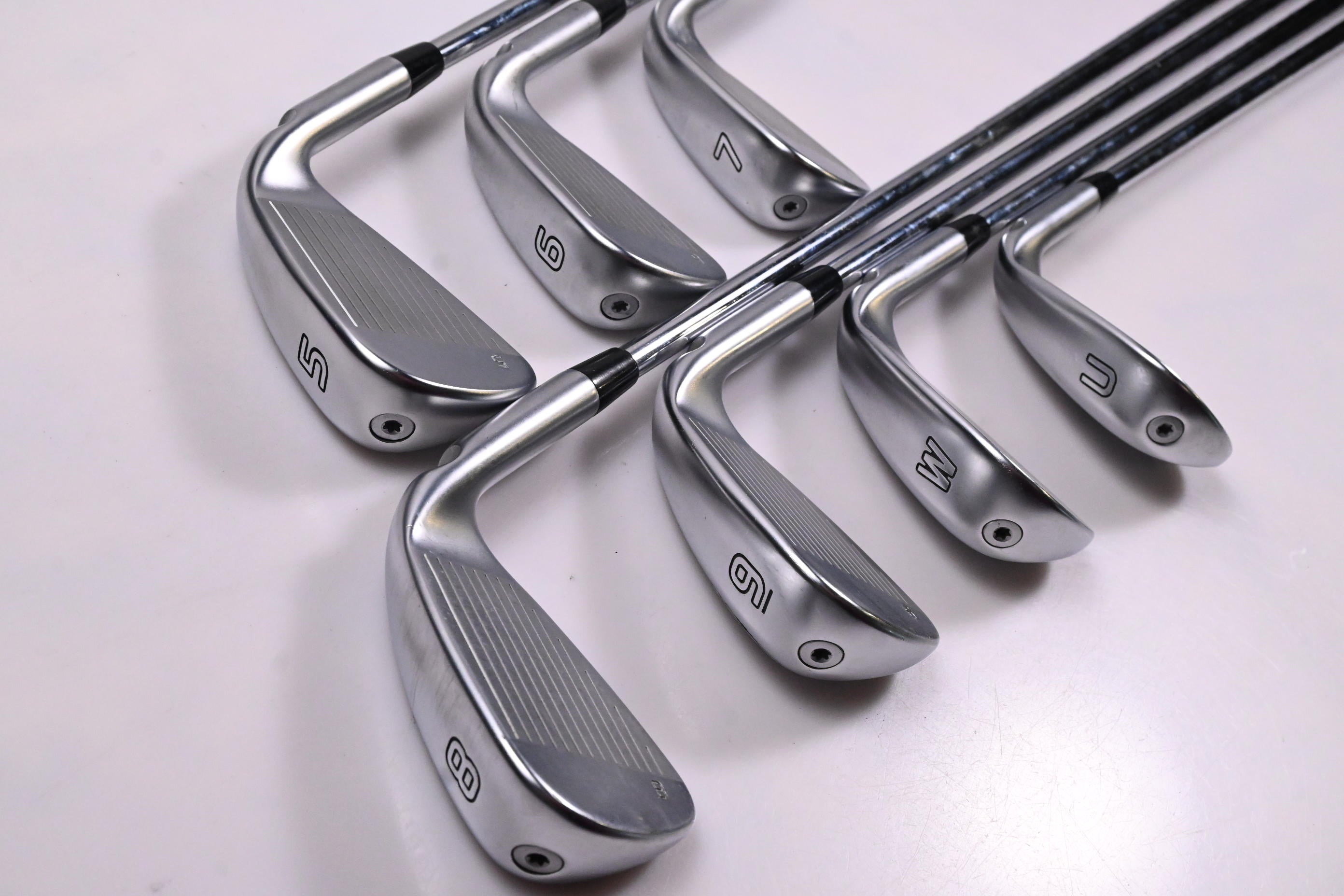 Left Hand Ping G730 Irons / 5-PW+GW+LW / Red Dot / Regular Flex NS Pro Modus 3