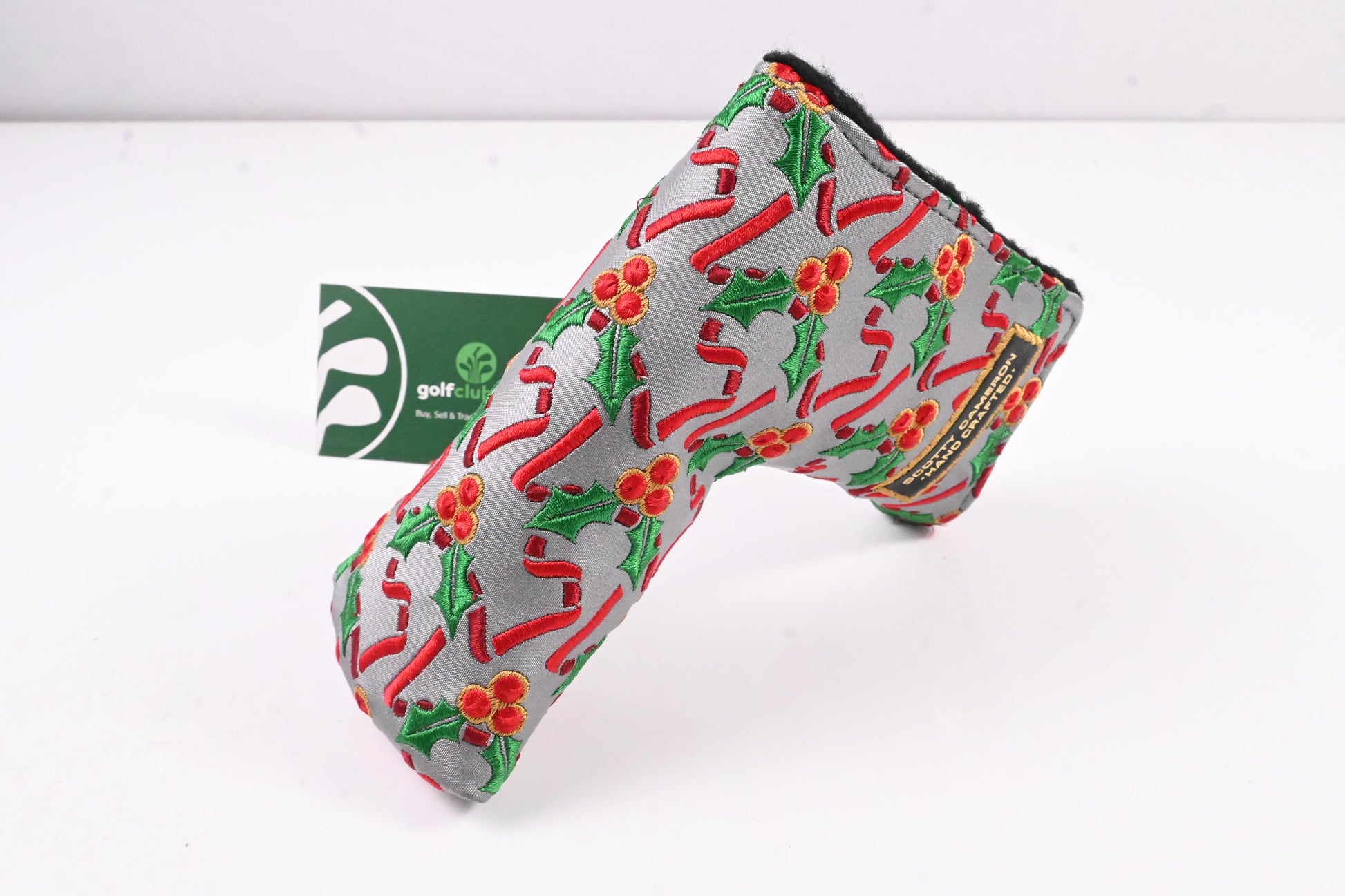 Scotty Cameron 2016 Holly Jolly Scotty Dog Putter Headcover / Blade / Grey