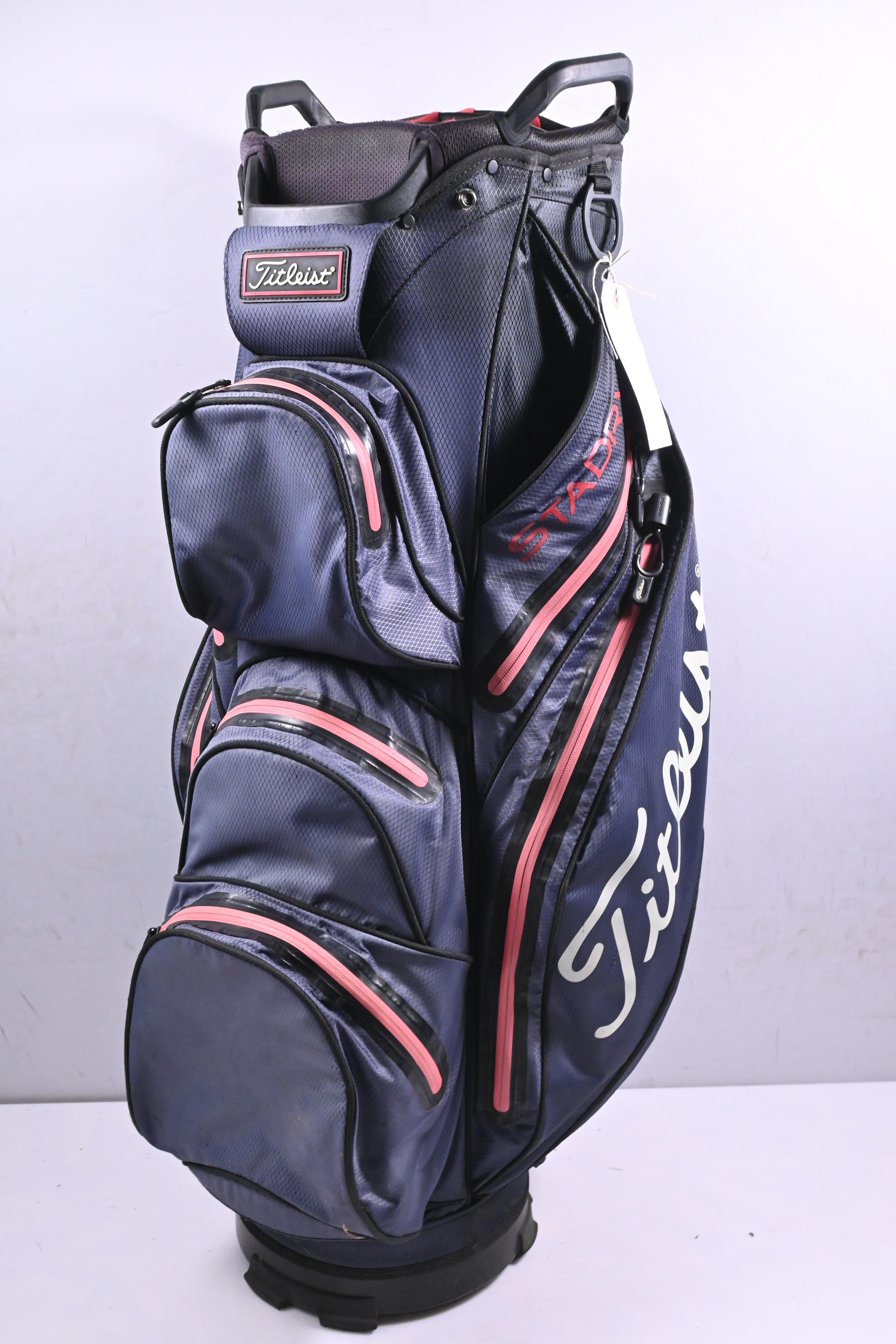 Titleist StaDry Cart Bag / 14-Way Divider / Navy, Red