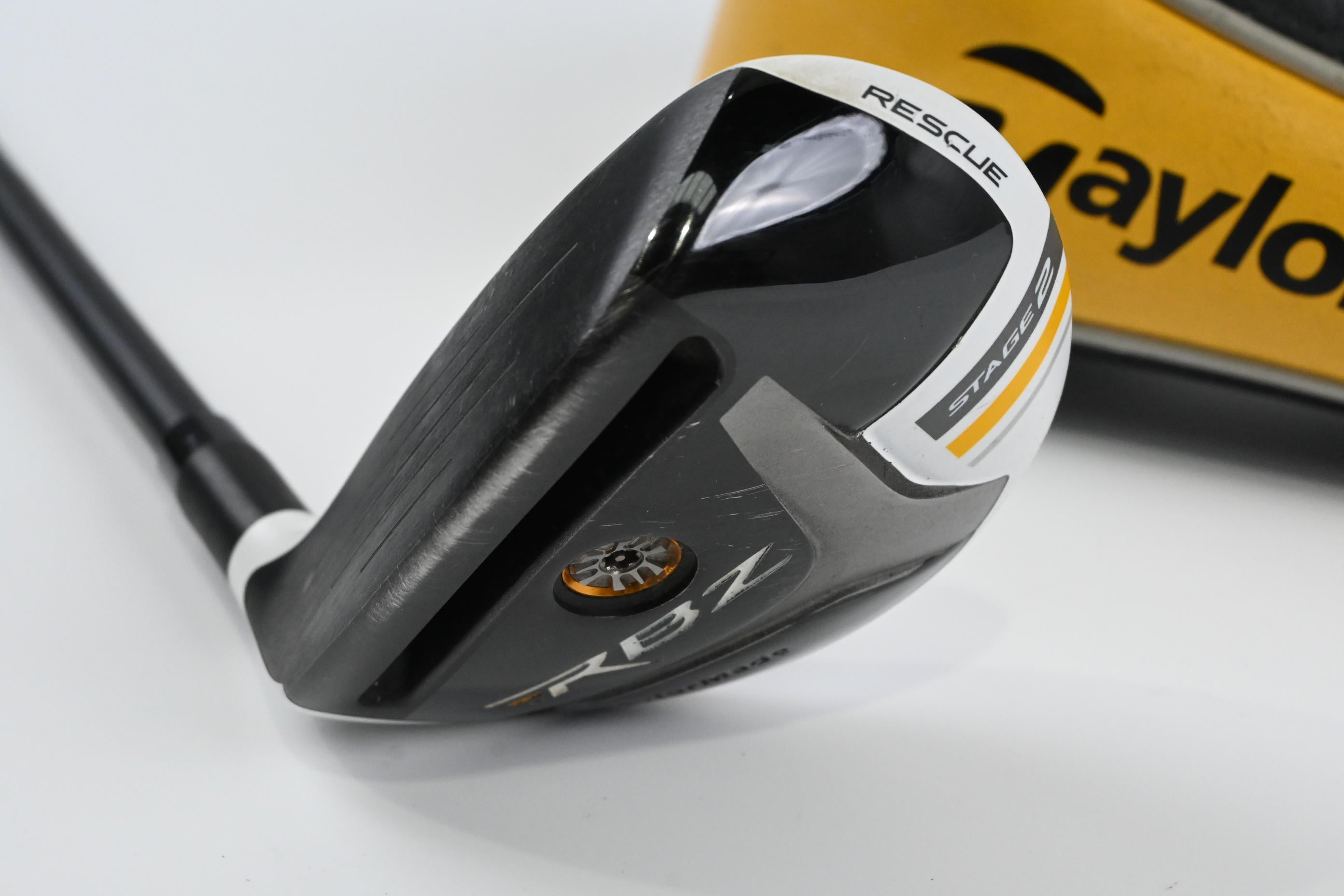 Left Hand Taylormade RBZ Stage 2 #4 Hybrid / 22 Degree / Regular Flex Rocketfuel