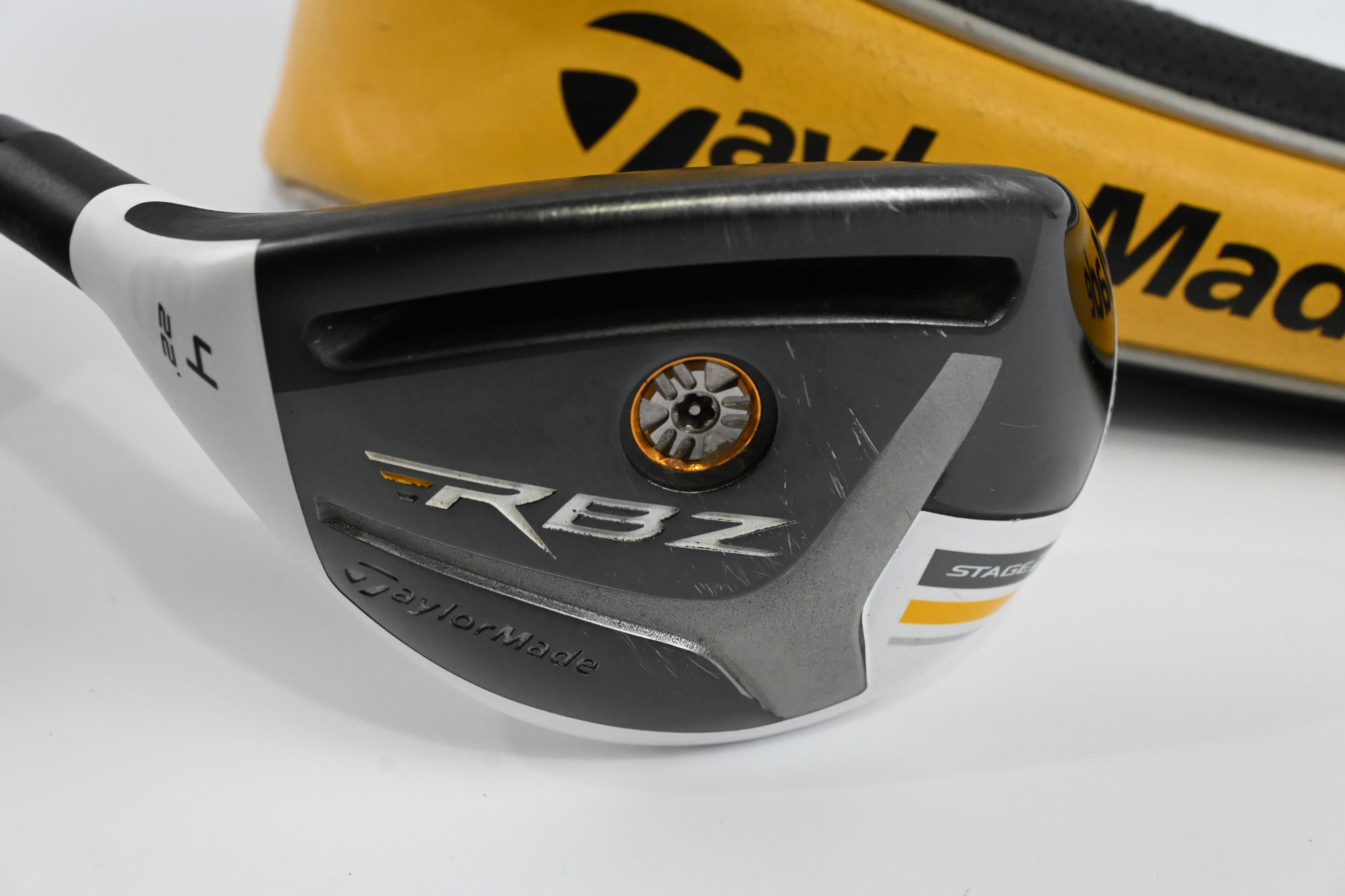 Left Hand Taylormade RBZ Stage 2 #4 Hybrid / 22 Degree / Regular Flex Rocketfuel