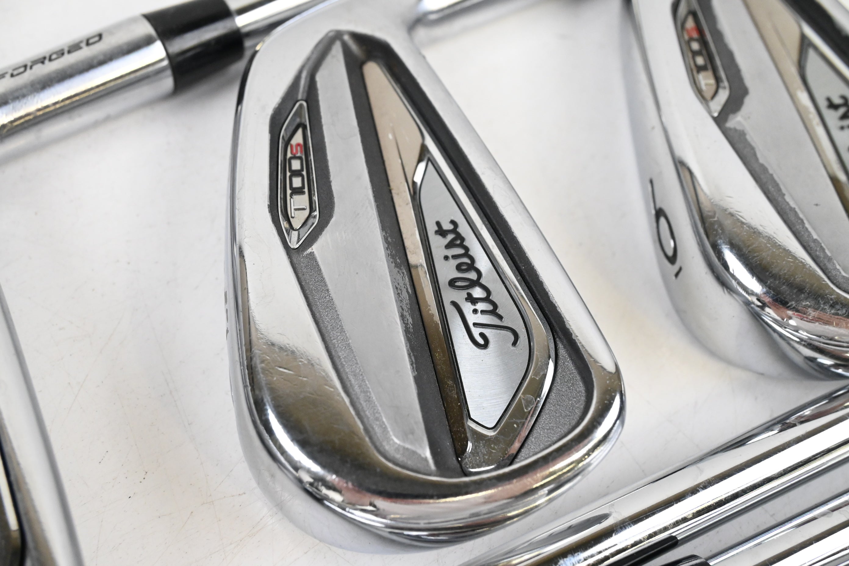 Titleist T100 S 2019 Irons / 4-PW / Stiff Flex AMT Tour White S300 Steel Shafts