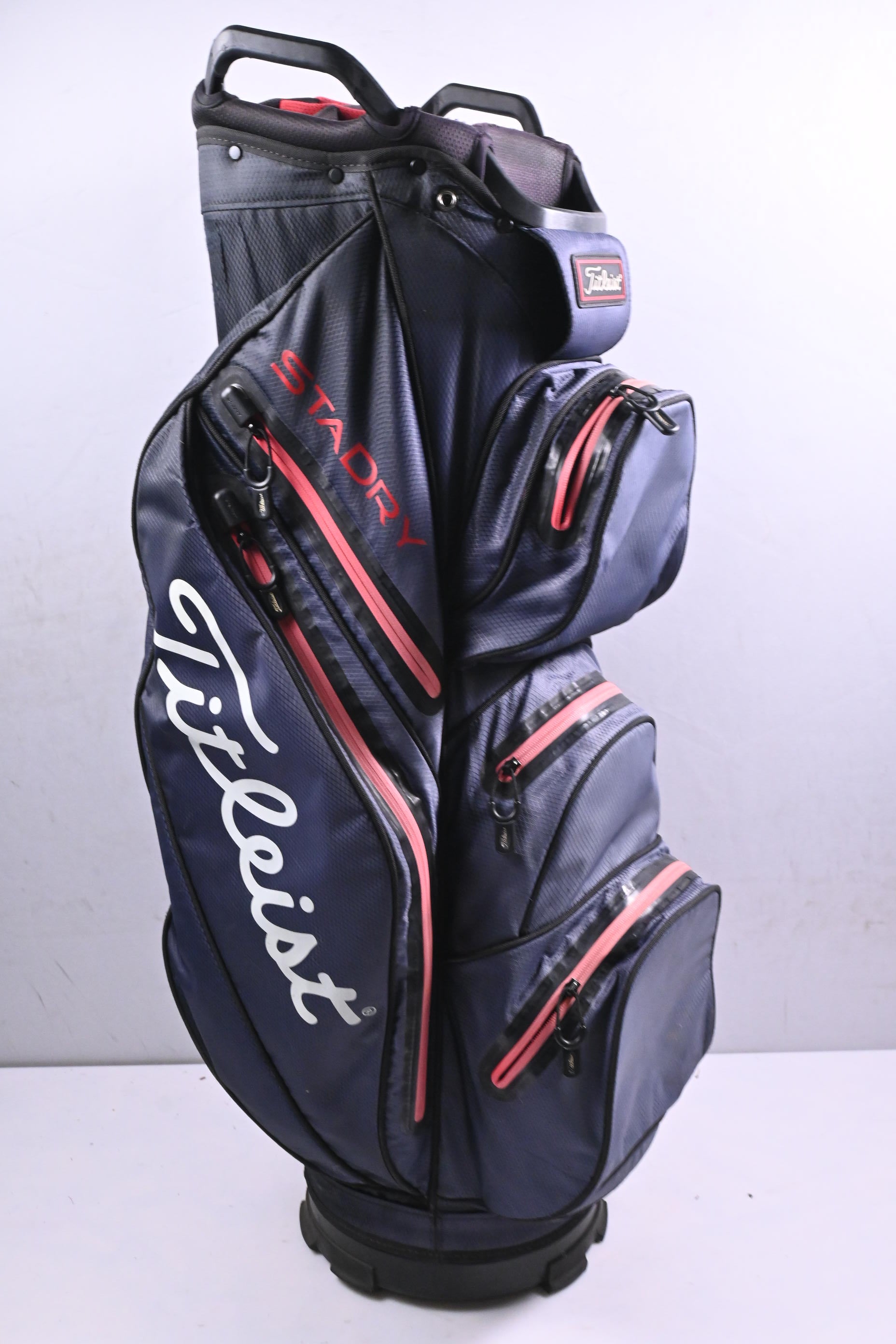 Titleist StaDry Cart Bag / 14-Way Divider / Navy, Red