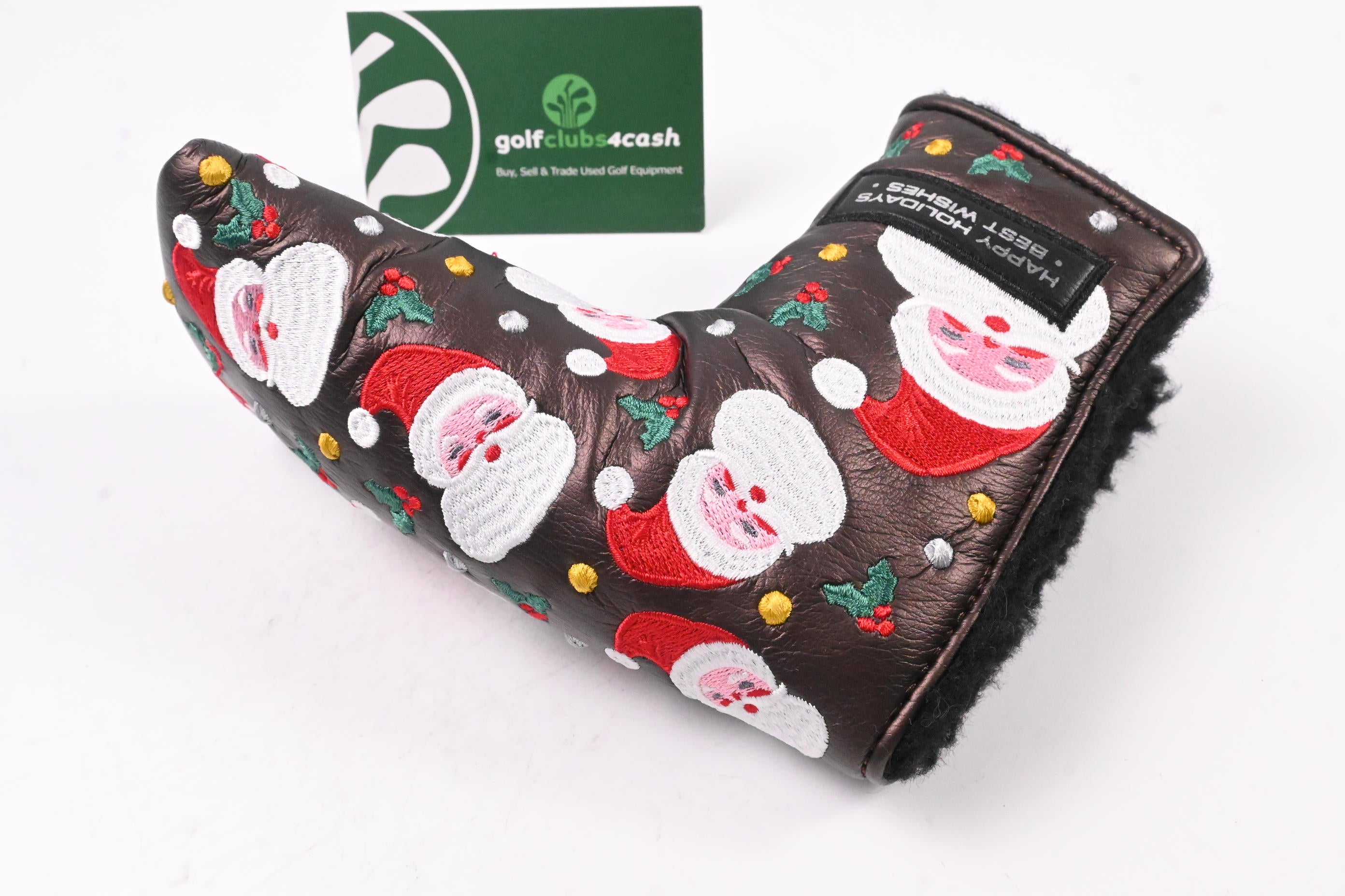 Scotty Cameron 2020 Dancing Santas Putter Headcover / Blade / Brown
