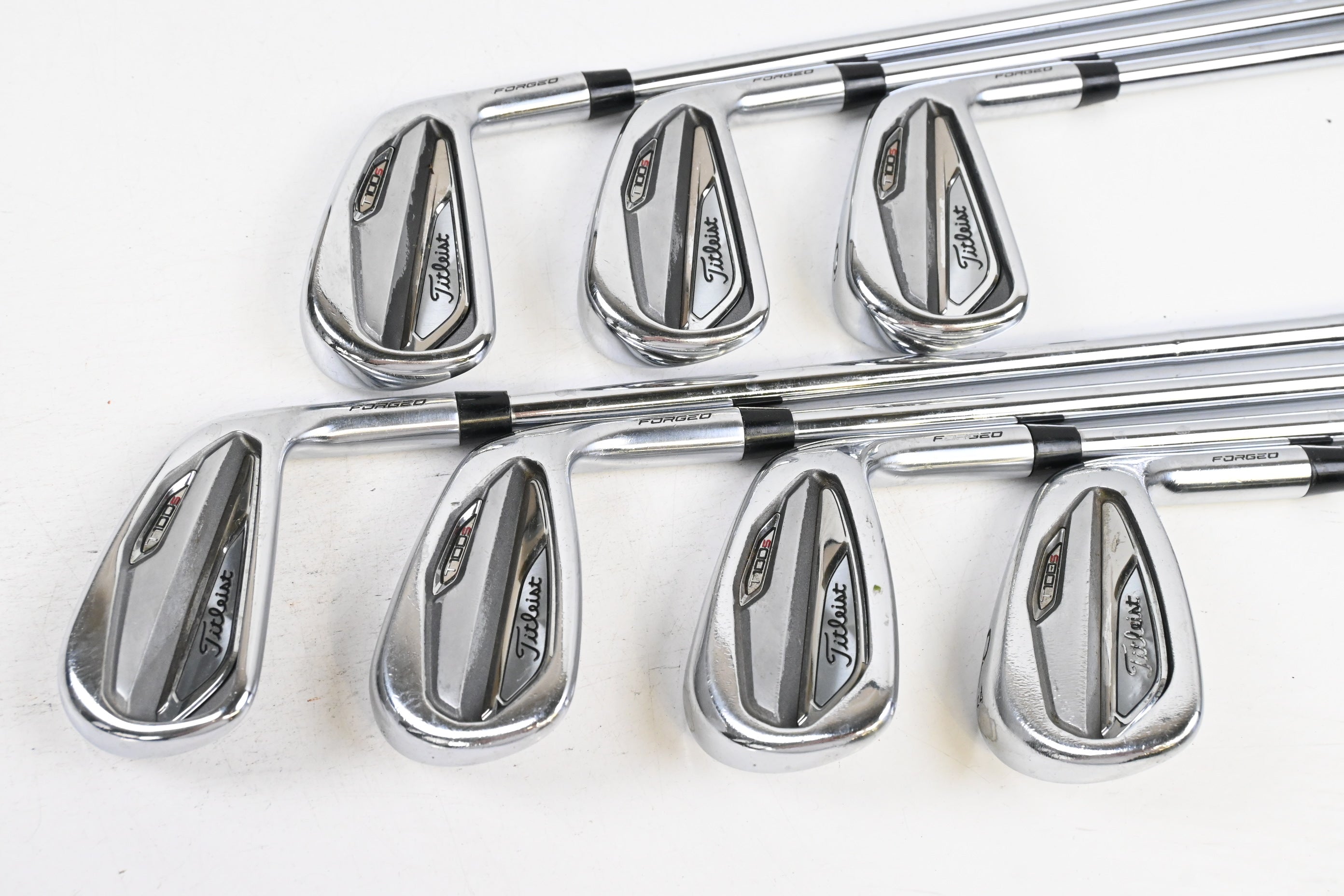 Titleist T100 S 2019 Irons / 4-PW / Stiff Flex AMT Tour White S300 Steel Shafts