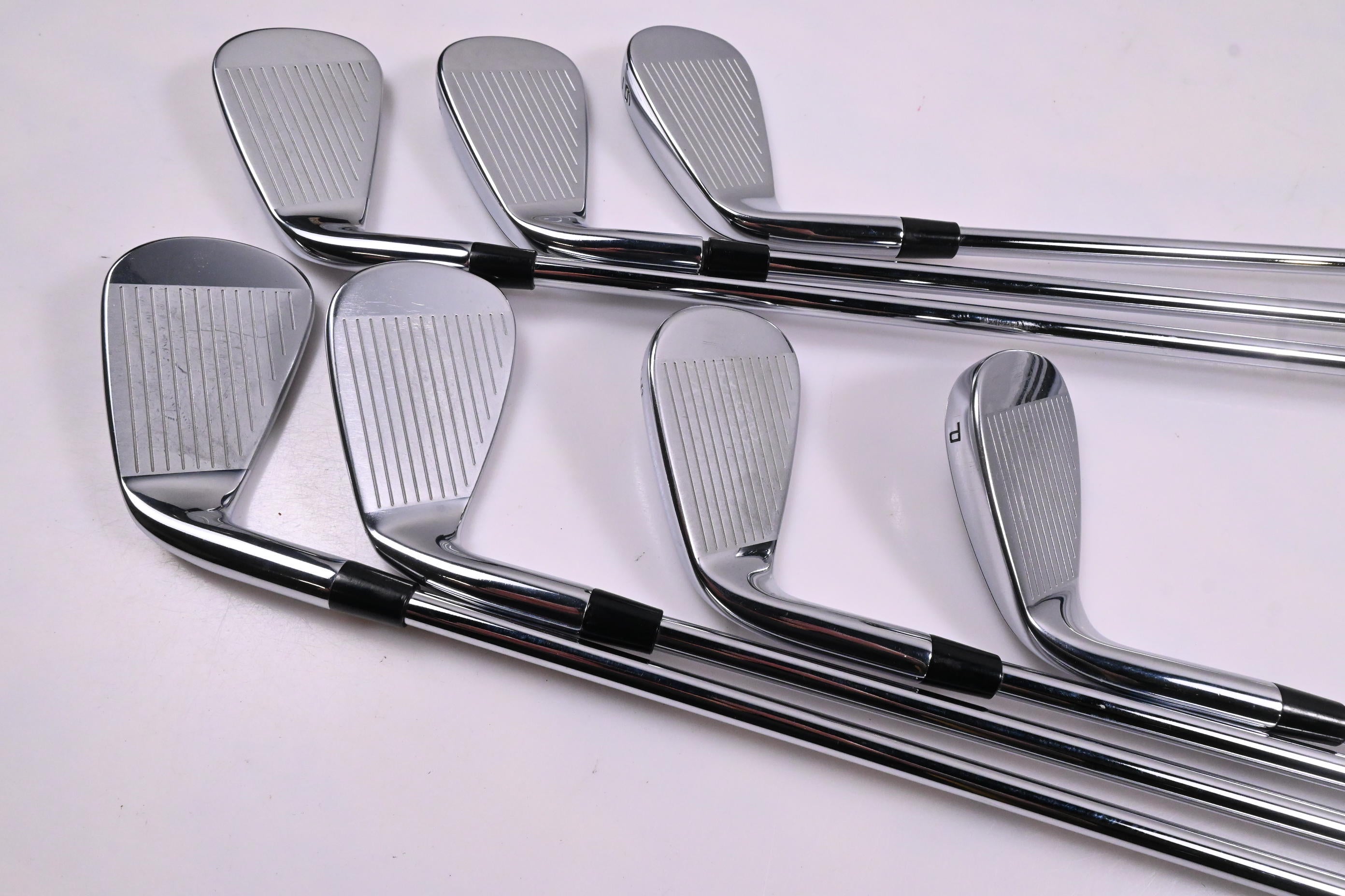 Callaway Rogue ST Pro Irons / 4-PW / Stiff Flex Rifle Tour Flighted 105 Shafts
