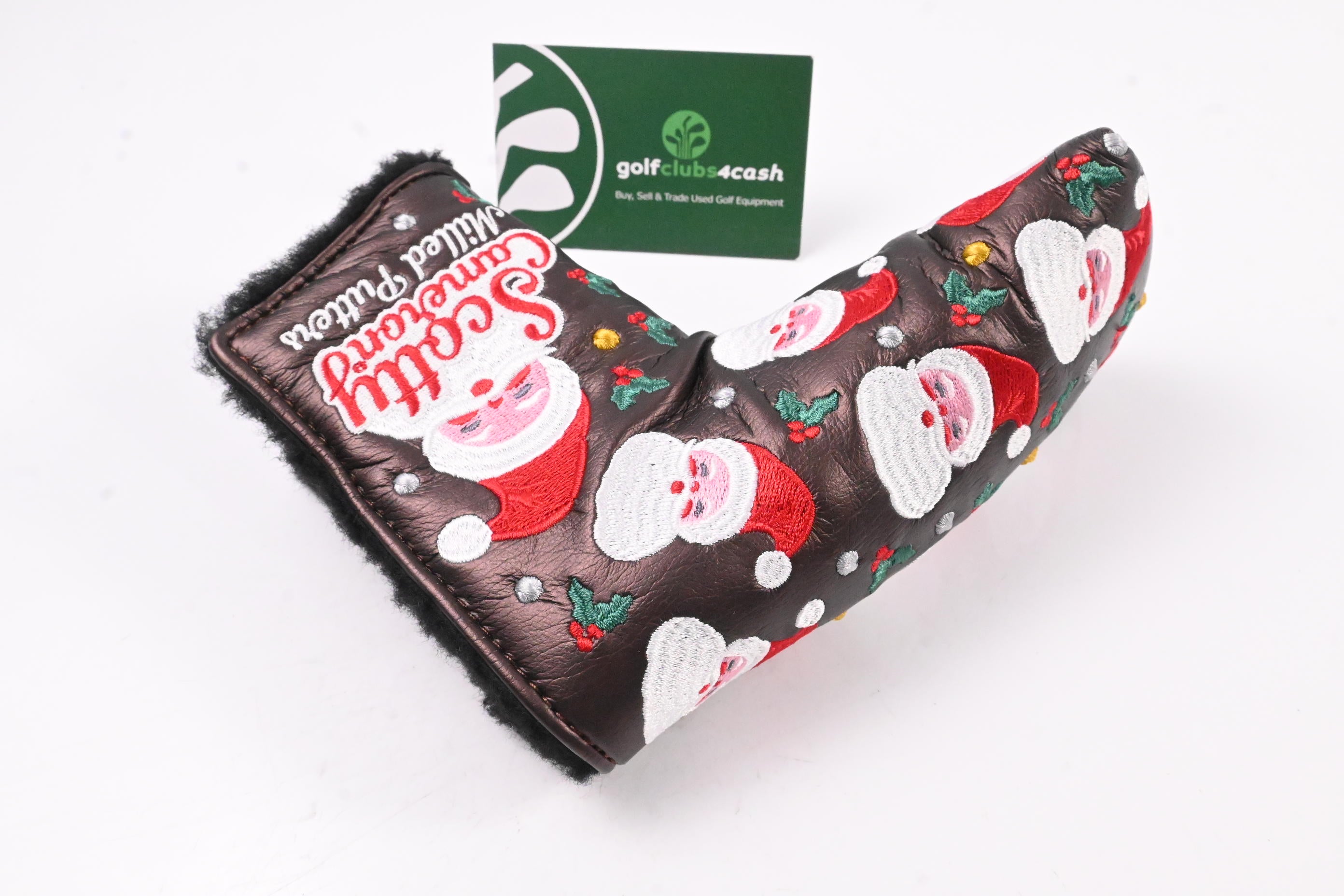 Scotty Cameron 2020 Dancing Santas Putter Headcover / Blade / Brown
