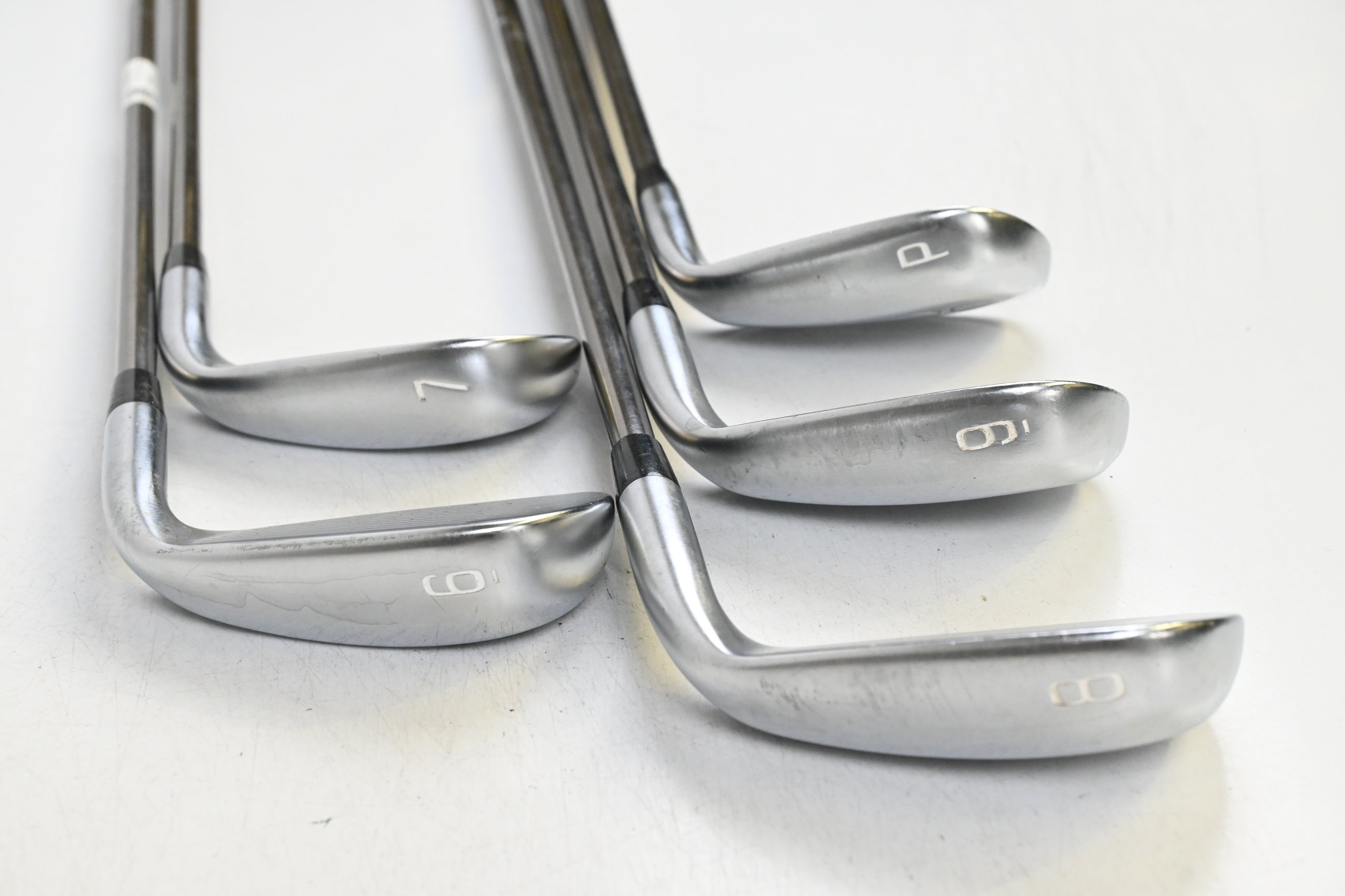 Left Hand Mizuno JPX 919 Hot Metal Irons / 6-PW / Senior Flex UST Mamiya Recoil