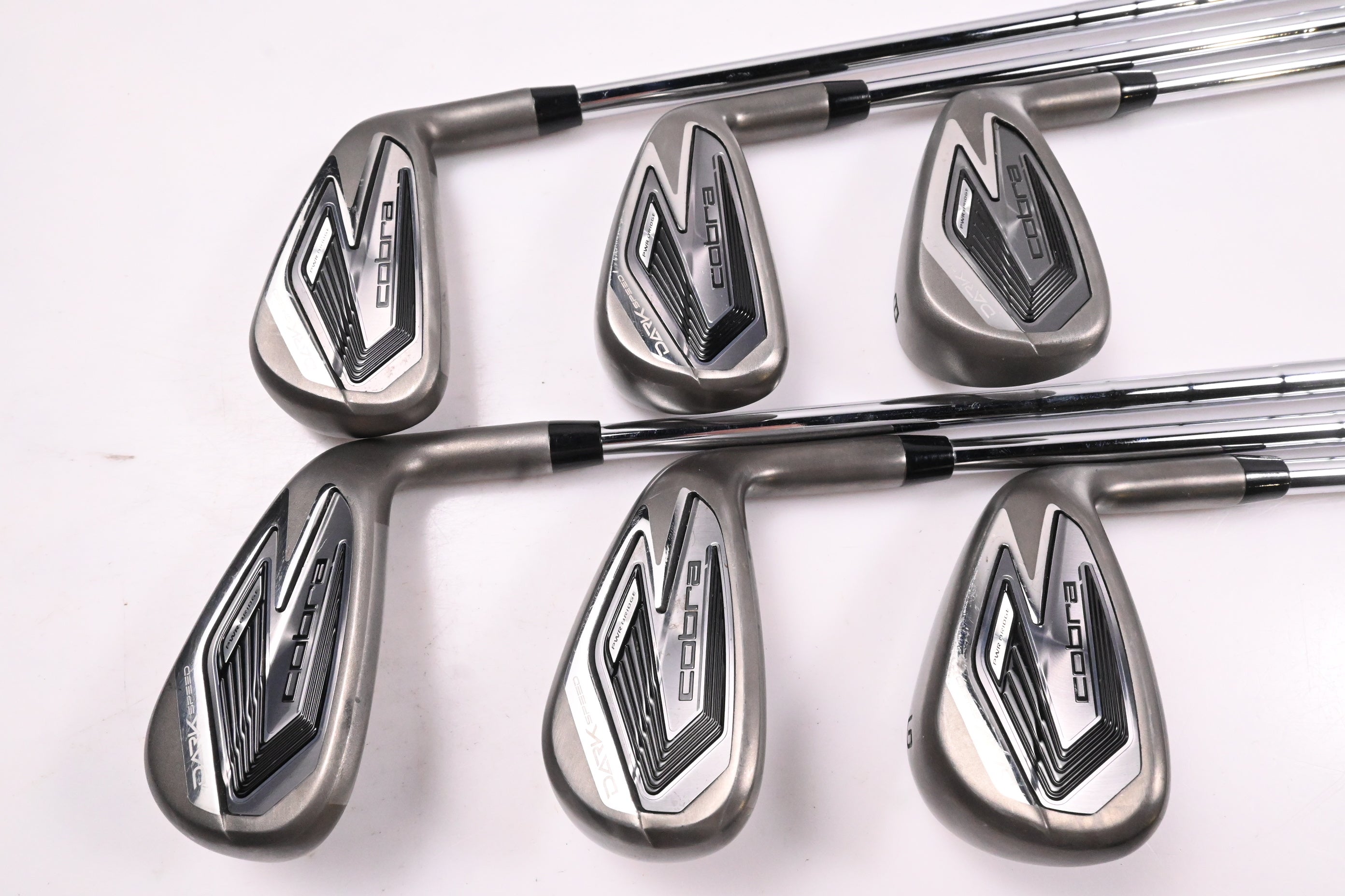 Cobra Darkspeed Irons / 6-PW+GW / Stiff Flex KBS Tour Lite Shafts
