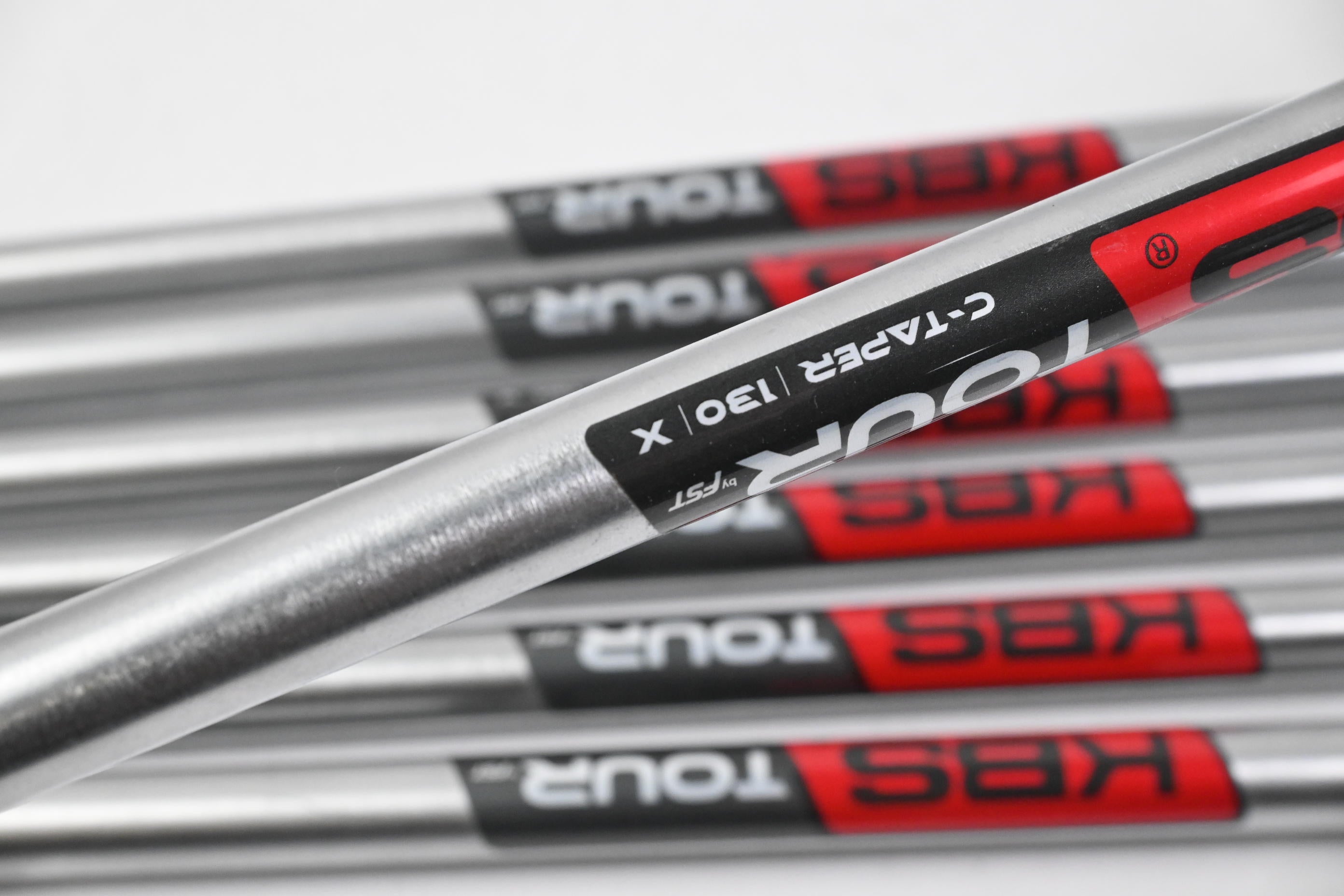 KBS Tour C-Taper 130 Iron Shafts / X-Flex / Set of 7 / .355" Tips