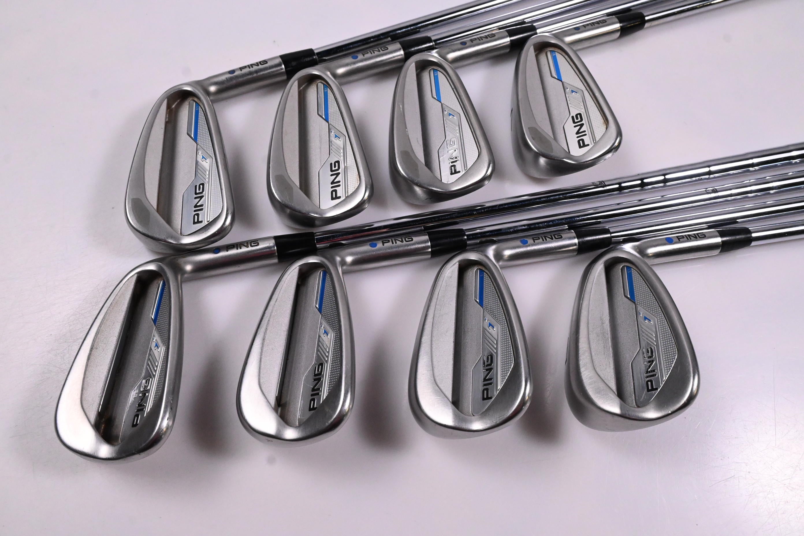 Ping i-Series E1 Irons / 4-PW+GW / Blue Dot / Stiff Flex True Temper XP 95 S300
