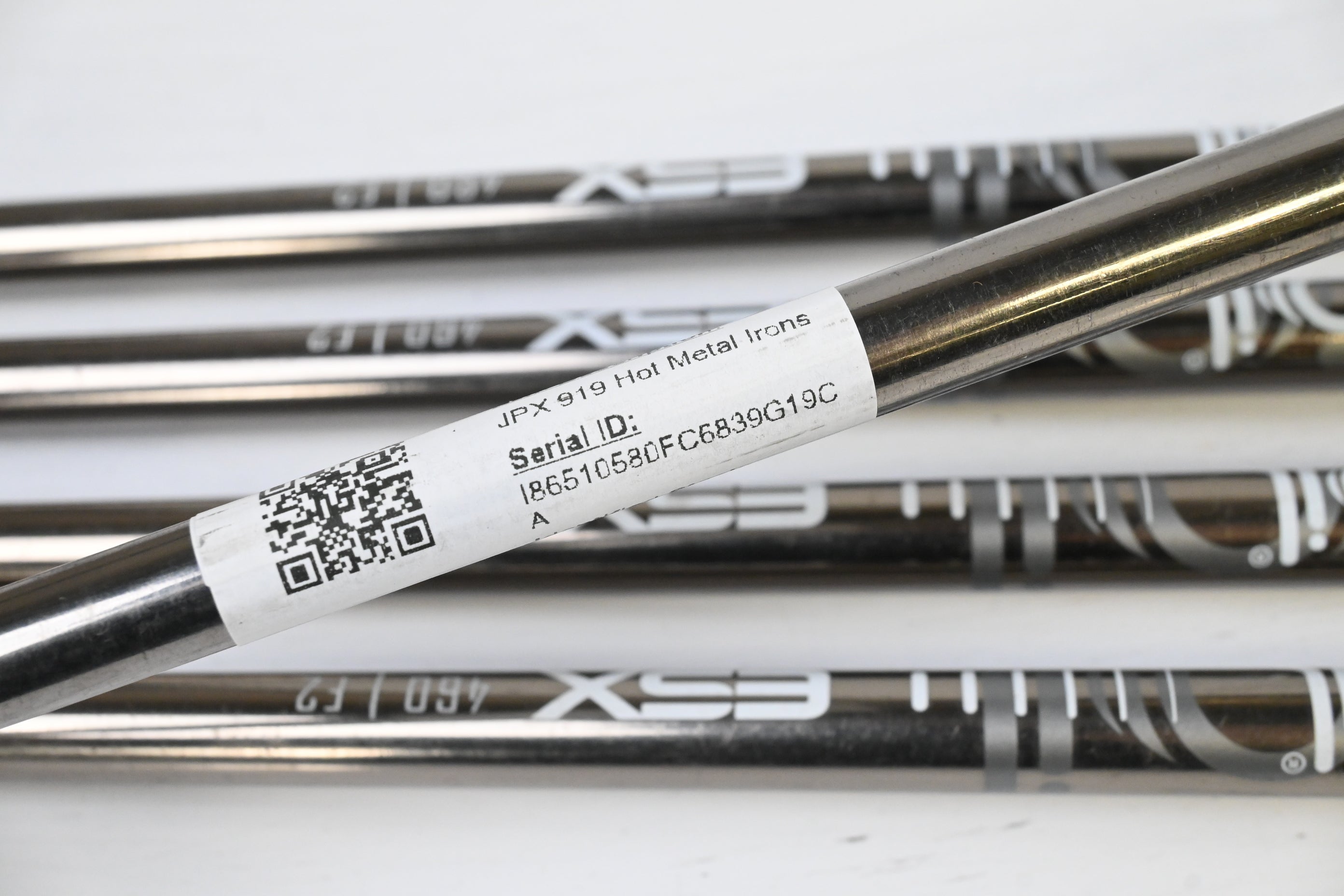 Left Hand Mizuno JPX 919 Hot Metal Irons / 6-PW / Senior Flex UST Mamiya Recoil