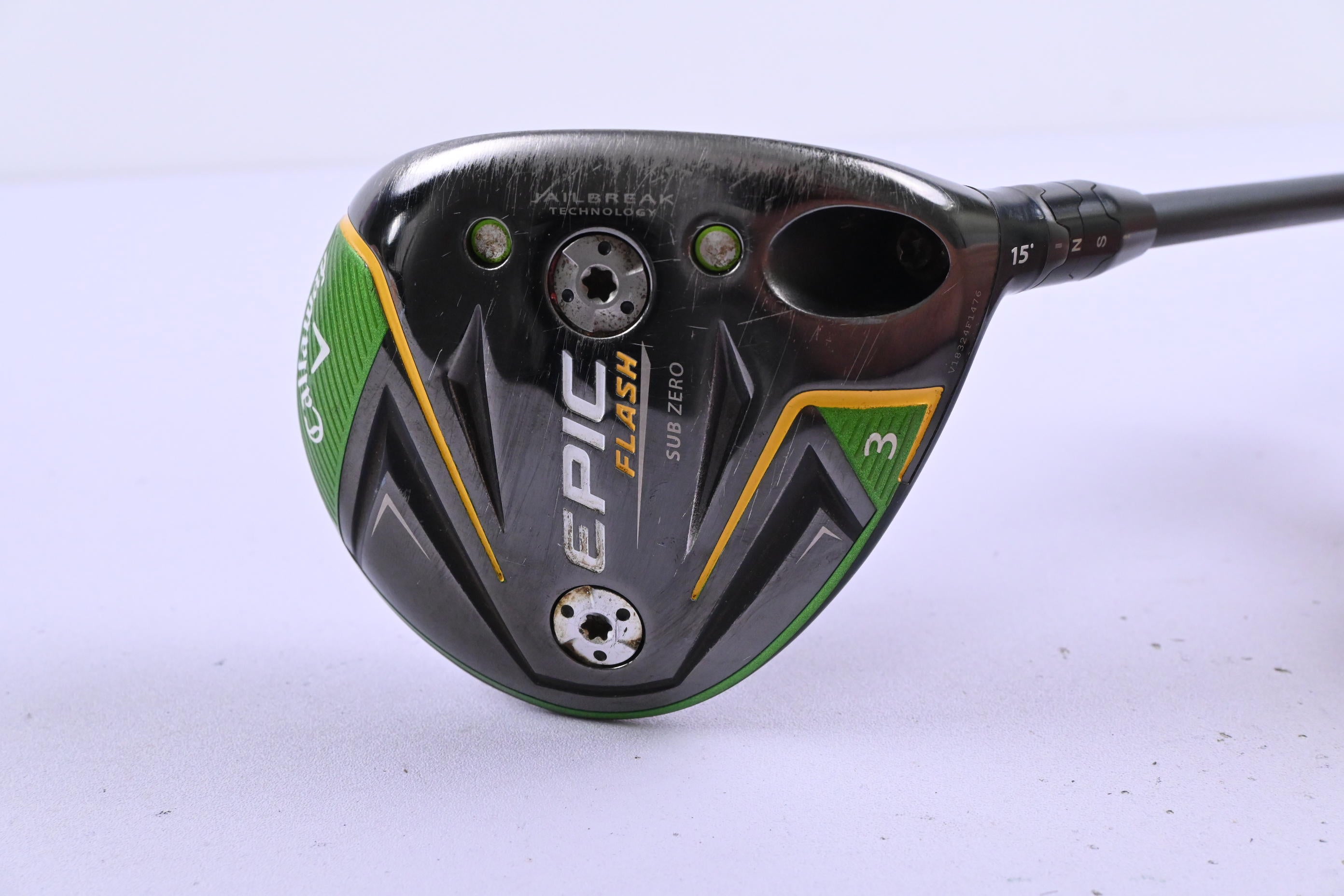 Callaway Epic Flash #3 Wood / 15 Degree / Stiff Flex HZRDUS Smoke Black 70 Shaft
