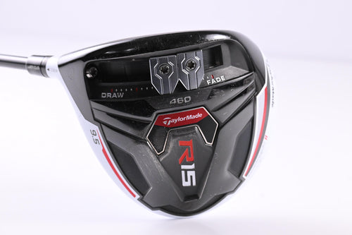 Left Hand Taylormade R15 460 Driver / 9.5 Degree / Stiff Flex Pro Black 60 Shaft