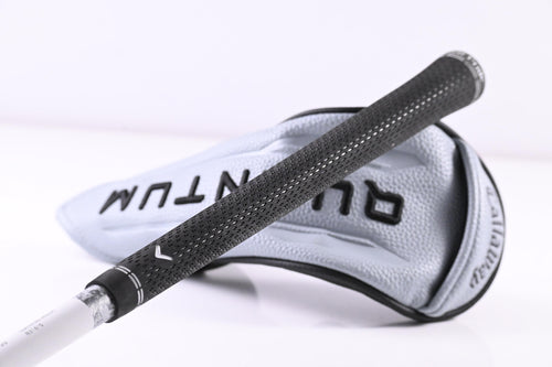 Callaway Quantum Max #4 Hybrid / 21 Degree / Regular Flex Denali Frost Silver 60