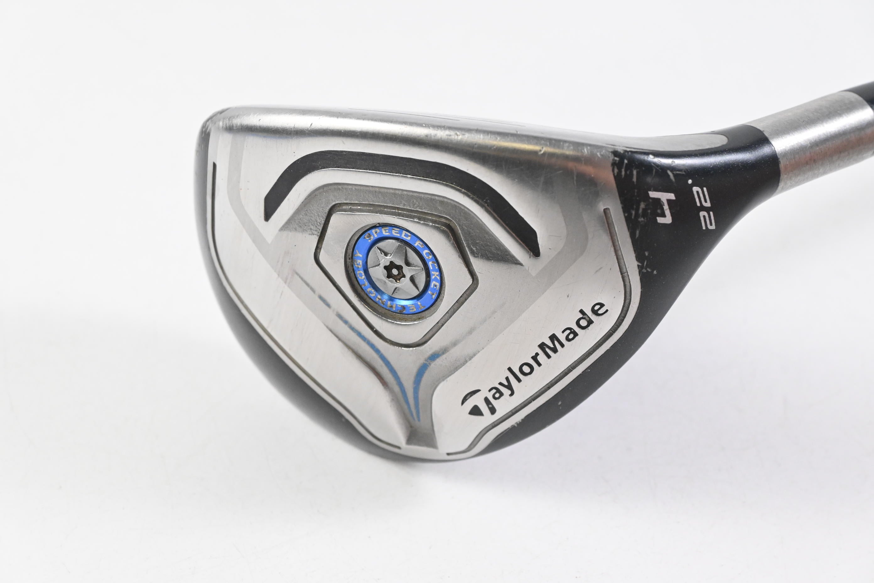 Taylormade Jetspeed #4 Hybrid / 22 Degree / Stiff Flex Matrix Velox T 75 Shaft