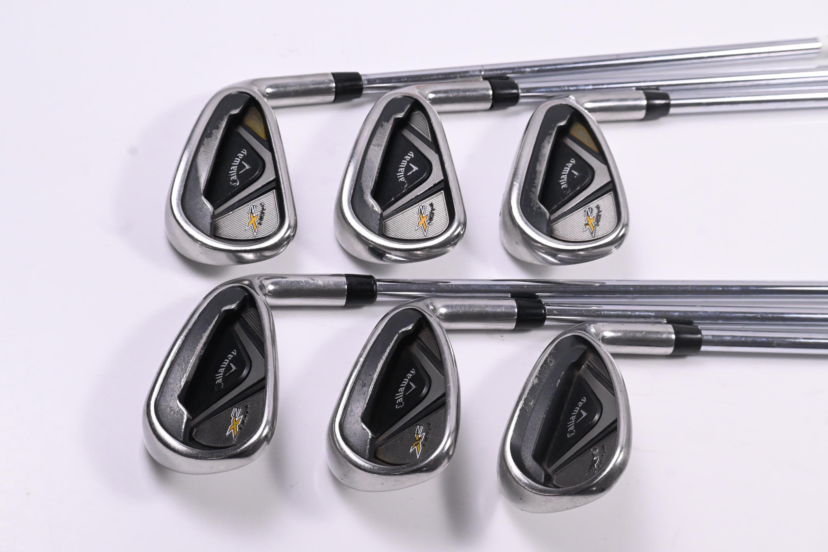 Callaway X2 Hot+ Irons / 6-PW+SW / Regular Flex Callaway Shafts