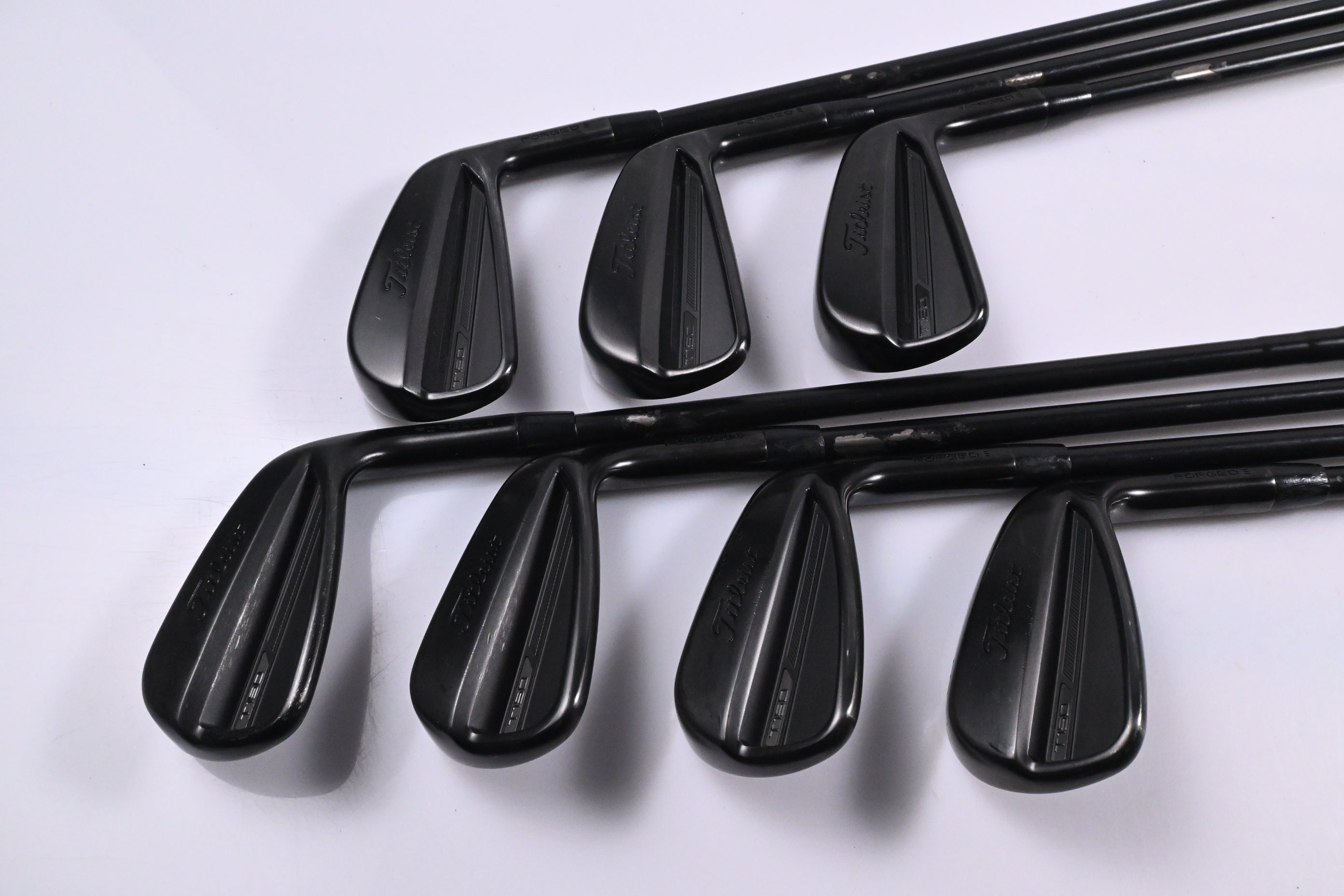 Titleist T150 Black Vapor Irons / 5-PW+48° / Stiff Flex AMT Black S300 Shafts