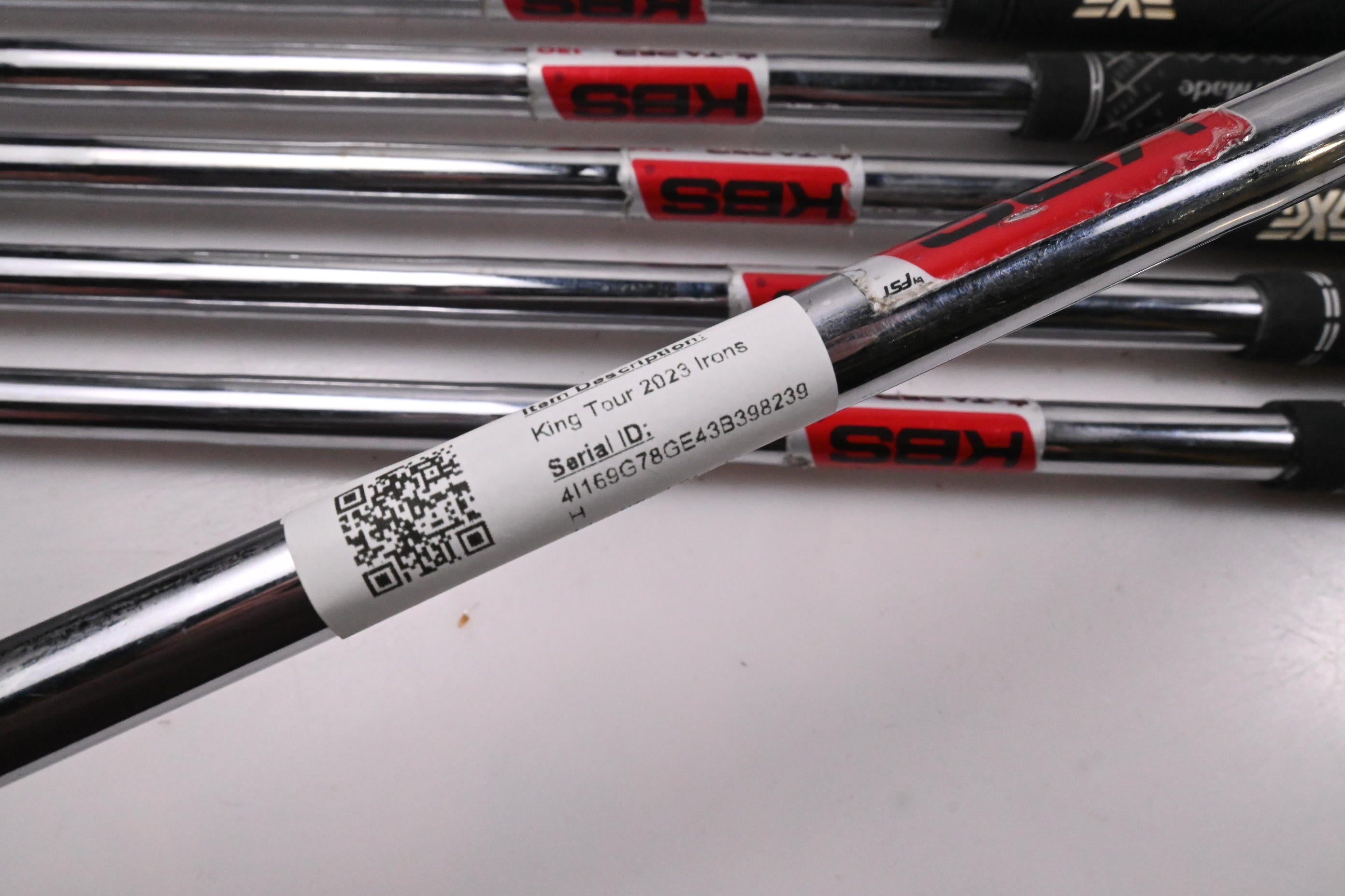 Cobra King Tour 2023 Irons / 4-PW / X-Flex KBS $-Taper 130 Shafts