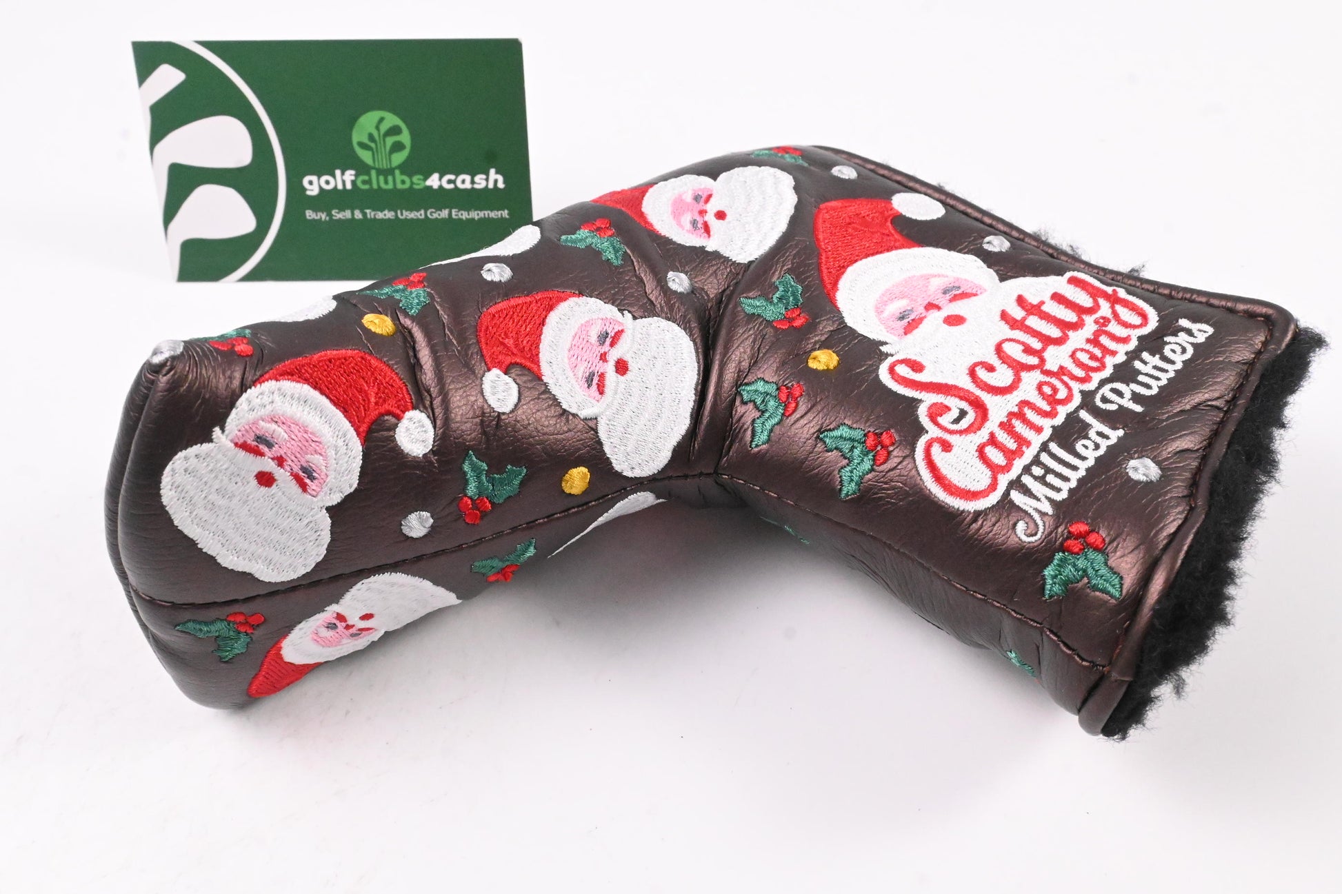 Scotty Cameron 2020 Dancing Santas Putter Headcover / Blade / Brown