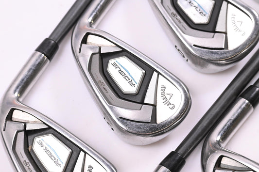 Callaway Rogue Irons / 4-PW+SW / Regular Flex Aldila Synergy 60 Shafts
