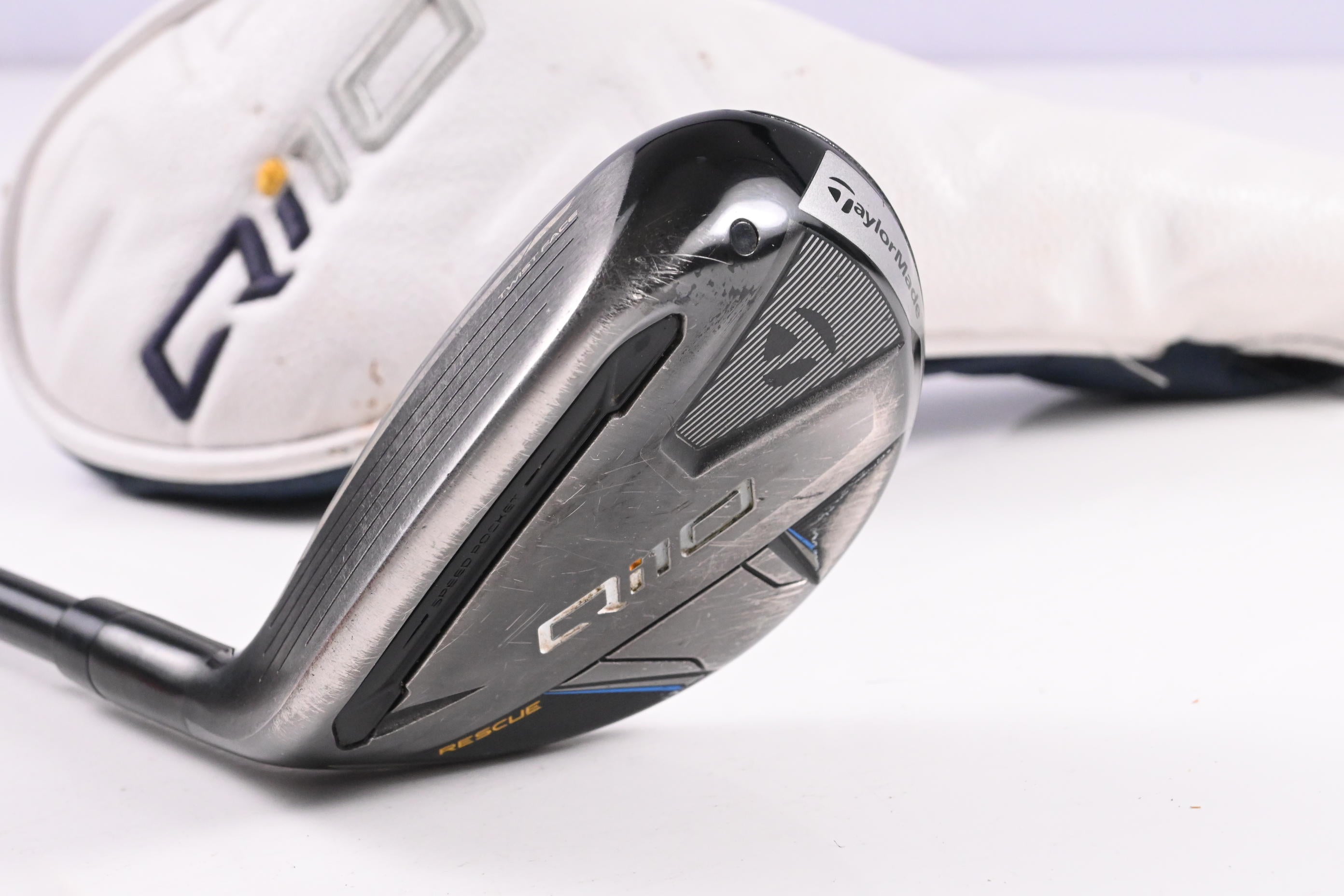 Left Handed Taylormade Qi10 #5 Hybrid / 25 Degree / Regular Flex Ventus TR Blue