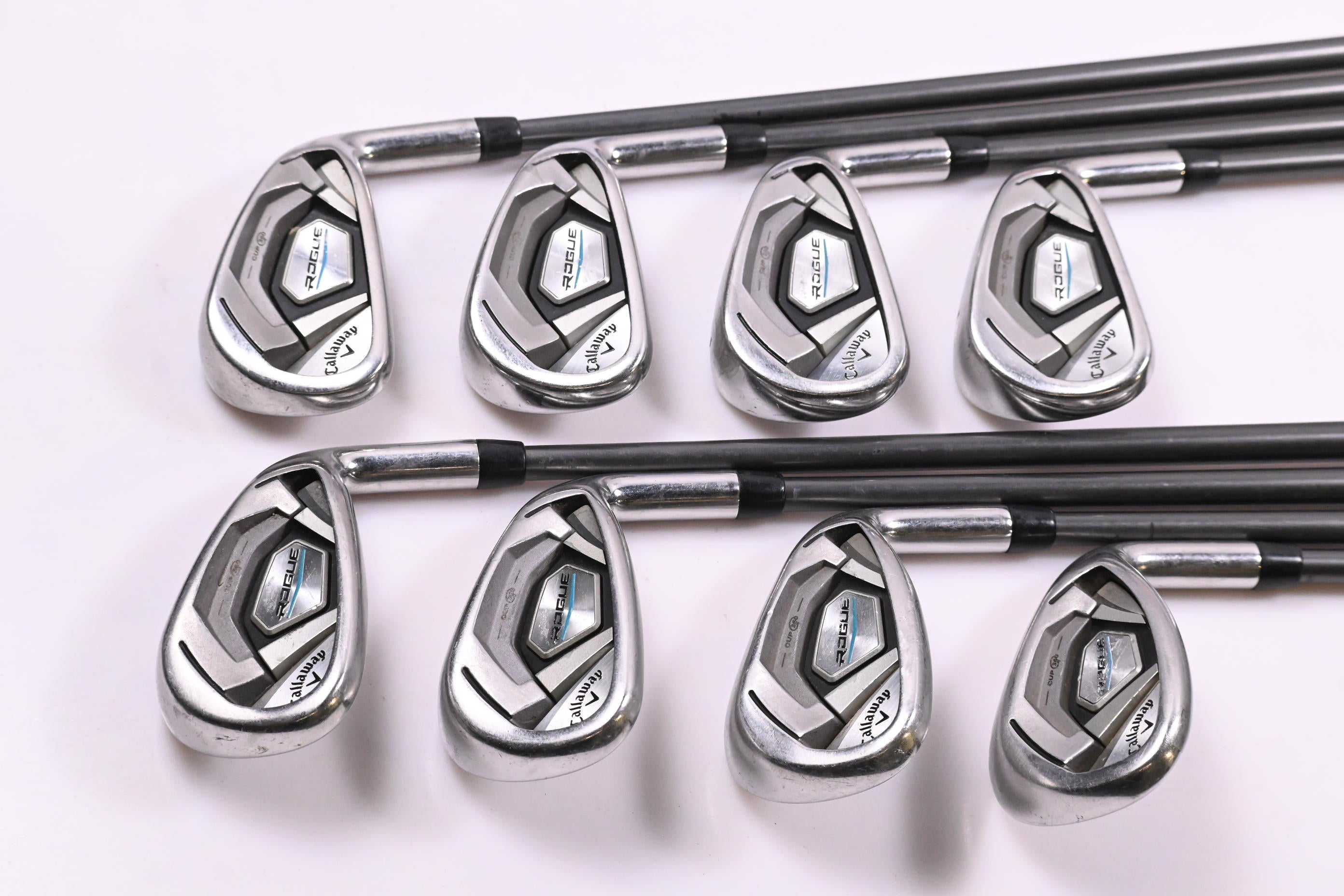 Callaway Rogue Irons / 4-PW+SW / Regular Flex Aldila Synergy 60 Shafts