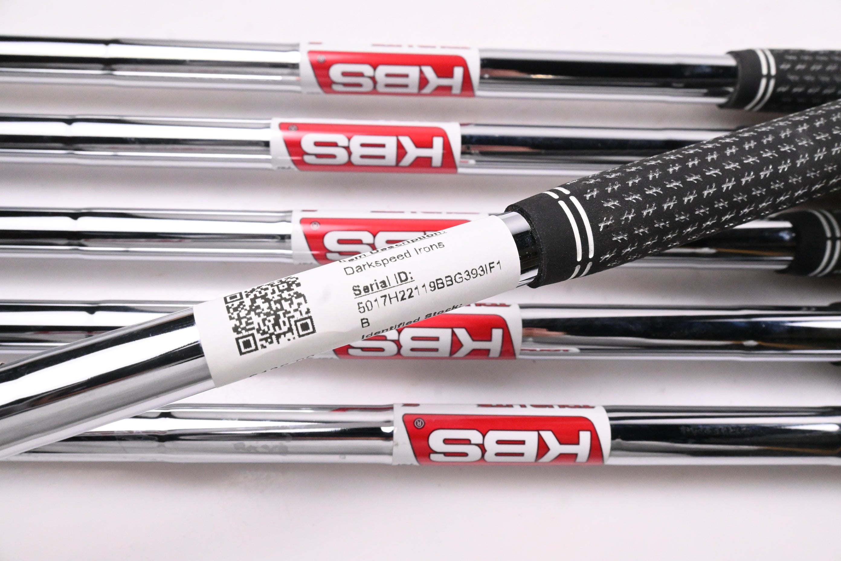 Cobra Darkspeed Irons / 6-PW+GW / Stiff Flex KBS Tour Lite Shafts
