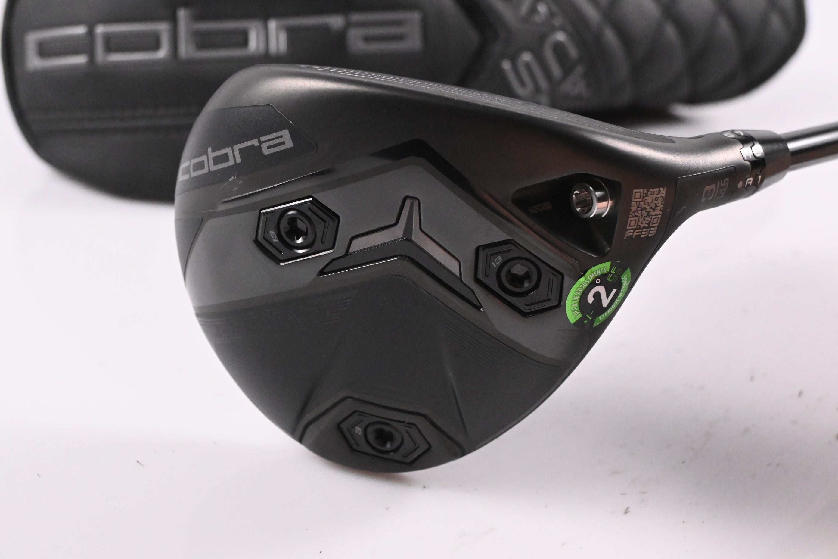 Cobra DS-Adapt LS Titanium #3 Wood / 14.5 Degree / Stiff Flex Denali Black 70