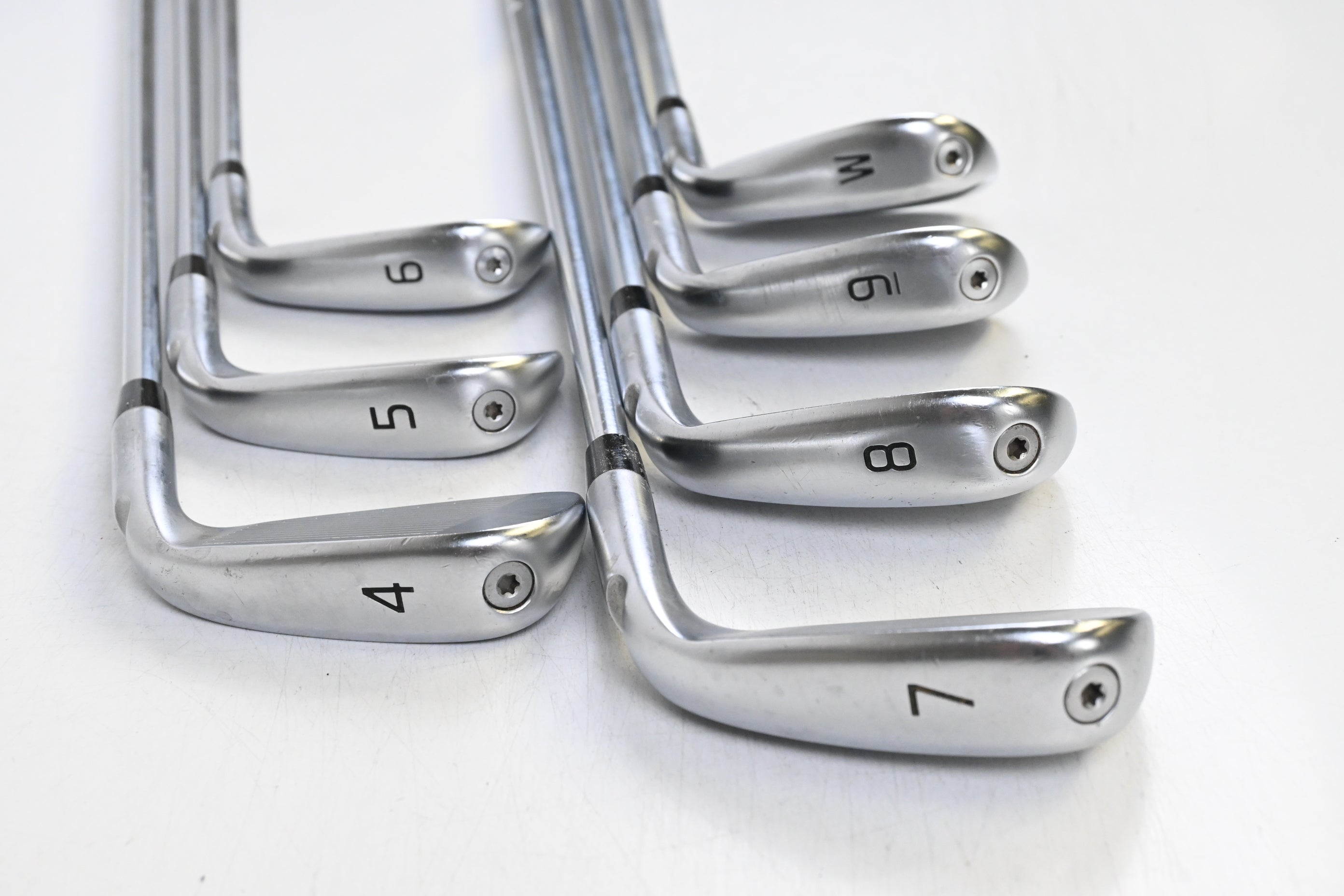 Left Hand Ping i230 Irons / 4-PW / Blue Dot / Stiff Flex Project X IO 110 Shafts