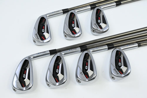 Ping G410 Irons / 4-PW / Blue Dot / Regular Flex UST Recoil ES 780 Shafts