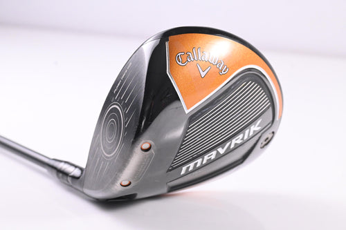 Left Hand Callaway Mavrik Max Driver / 12 Degree / Senior Flex UST Helium Black