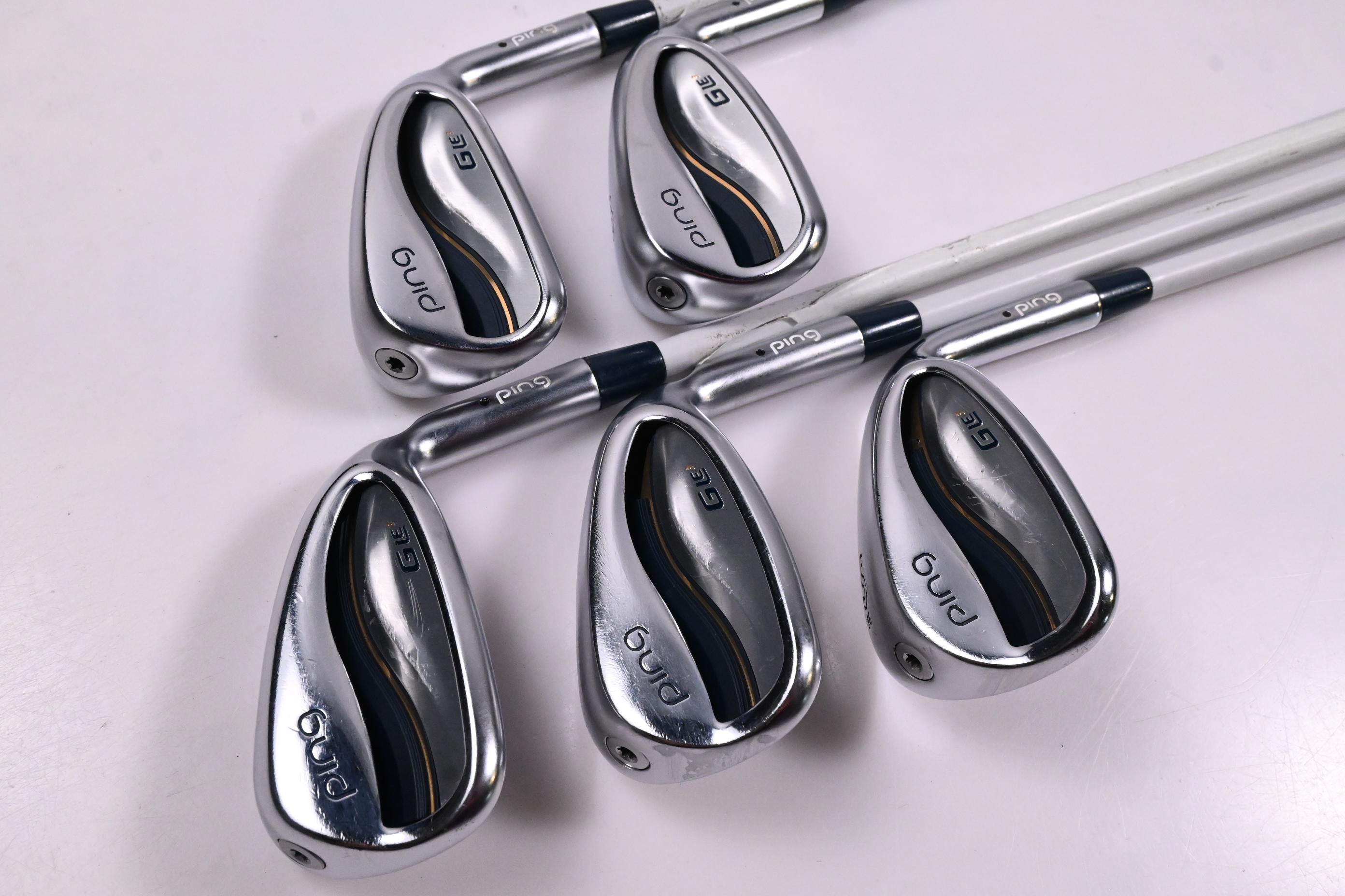 Ladies Ping G Le3 Irons / 7-PW+SW / Black Dot / Ladies Flex Ping ULT 250 Shafts