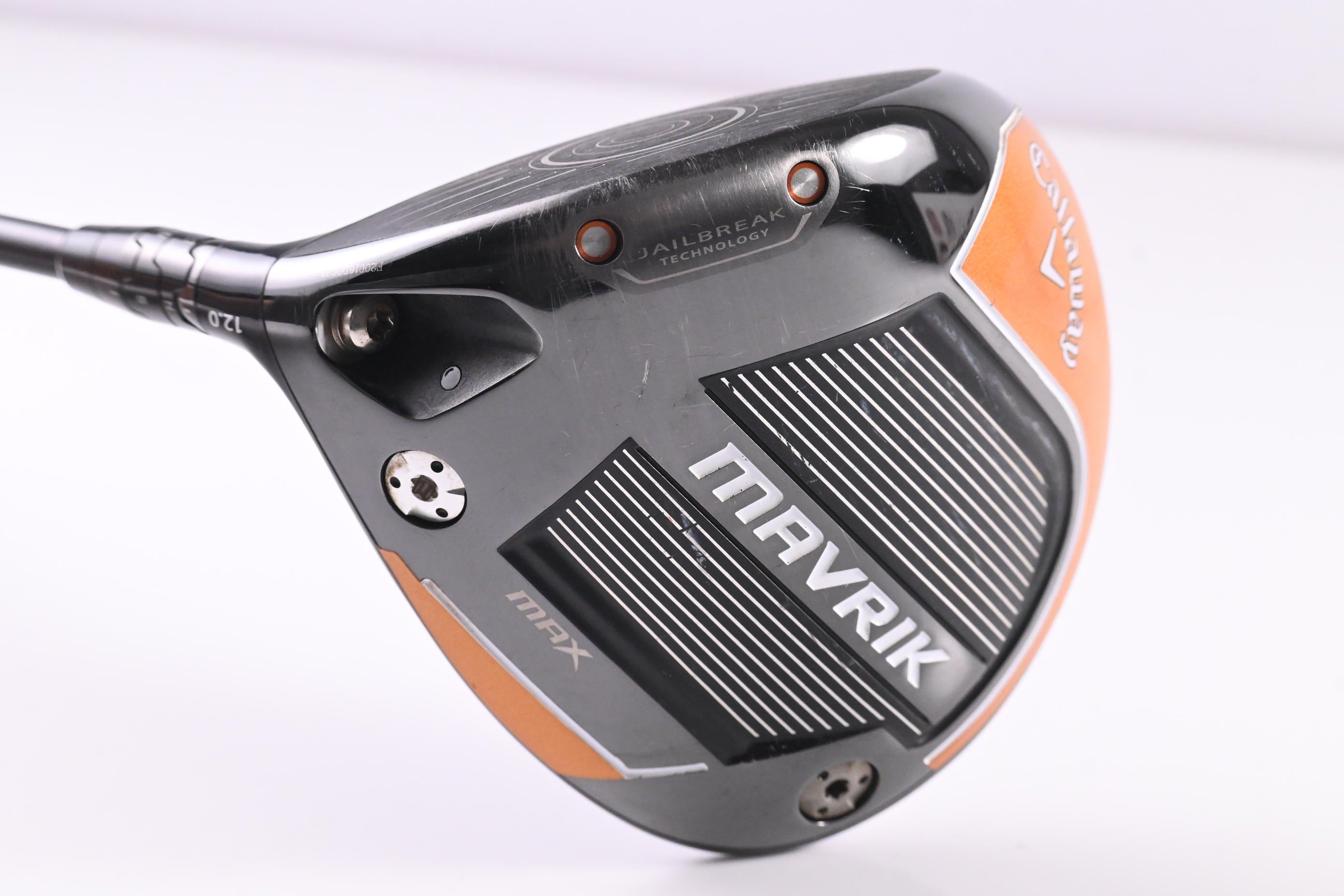 Left Hand Callaway Mavrik Max Driver / 12 Degree / Senior Flex UST Helium Black
