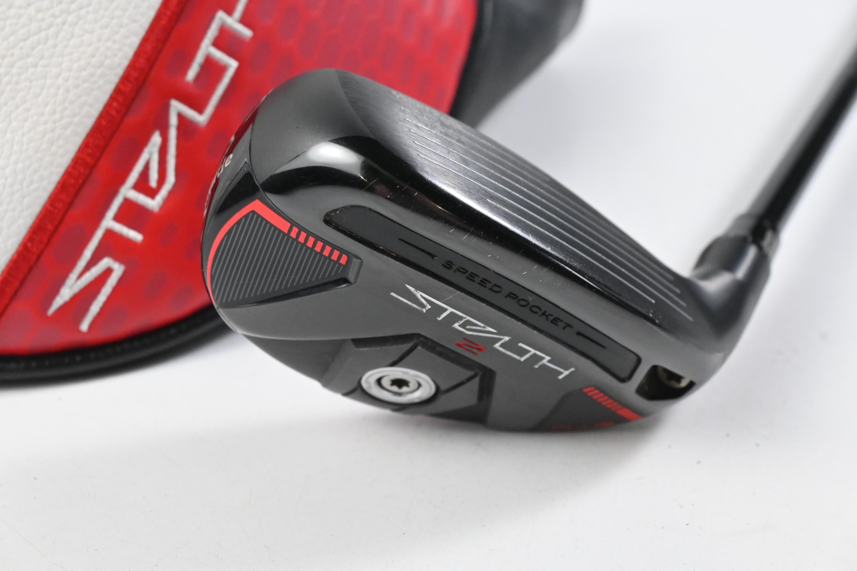 Taylormade Stealth 2 Plus #3 Hybrid / 19.5 Degree / Stiff Flex Kai'li Red 85 Shaft