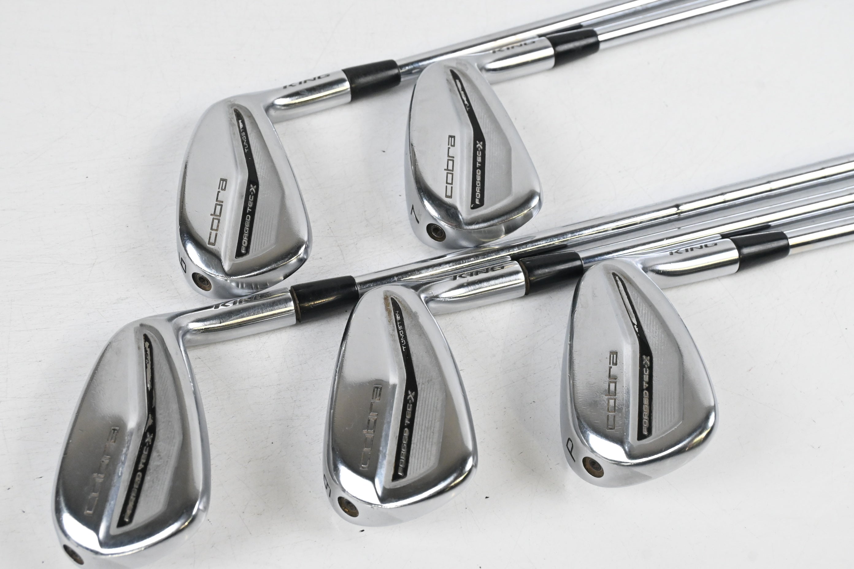 Cobra Forged Tec X 2022 Irons / 6-PW / Stiff Flex KBS Tour 90 Shafts